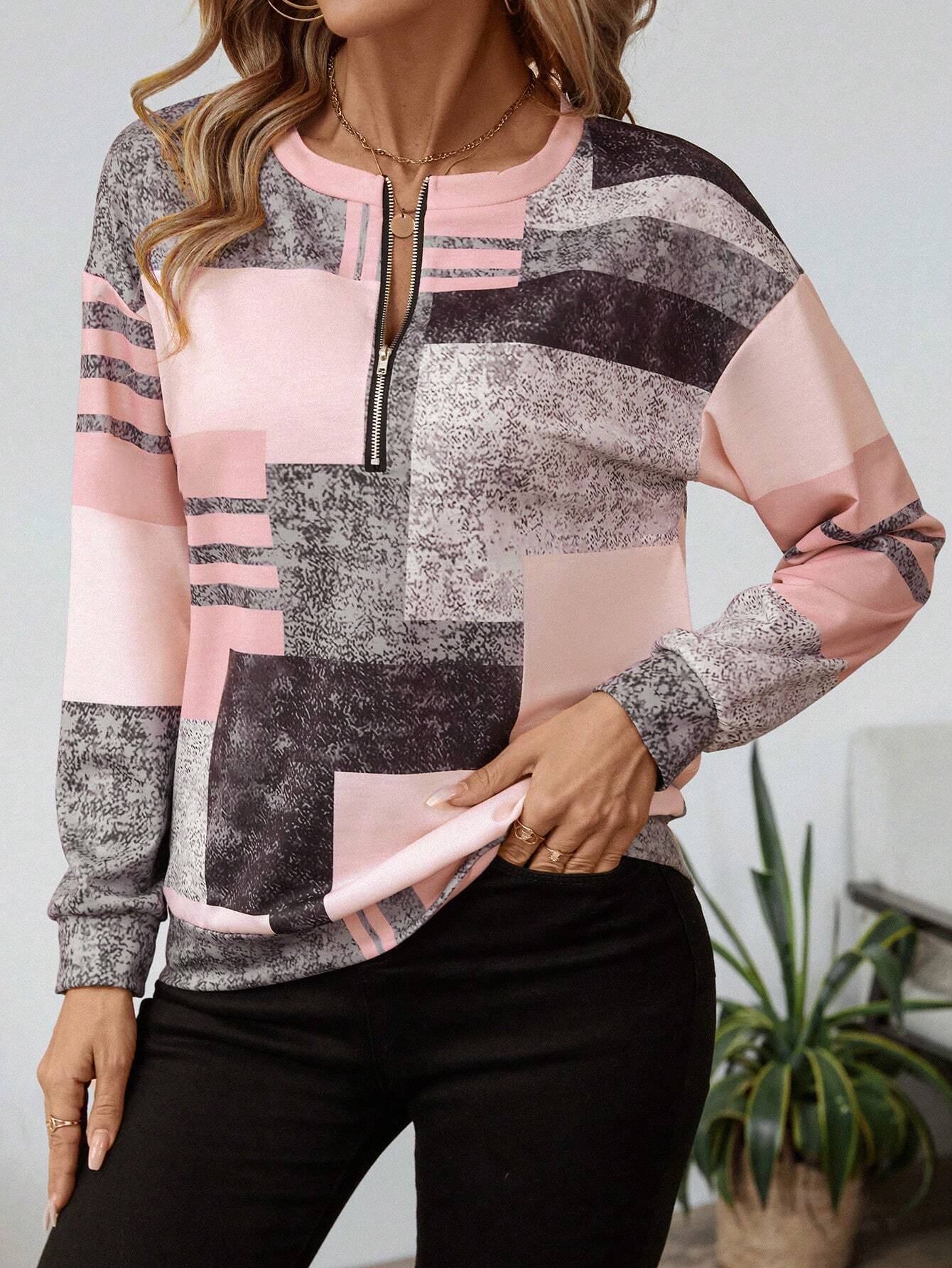 Izabela | Stylowa Bluza w Stylu Vintage