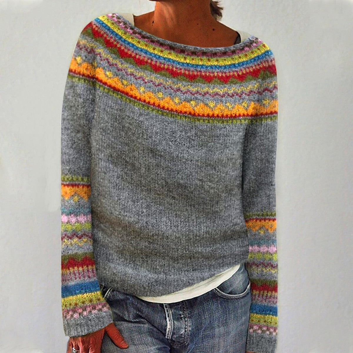 Emily - Urokliwy Retro Sweter