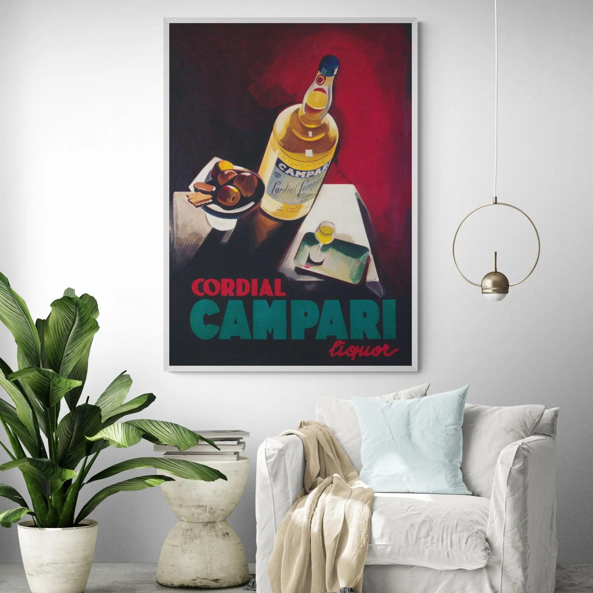 Campari Cordial Vintage Poster