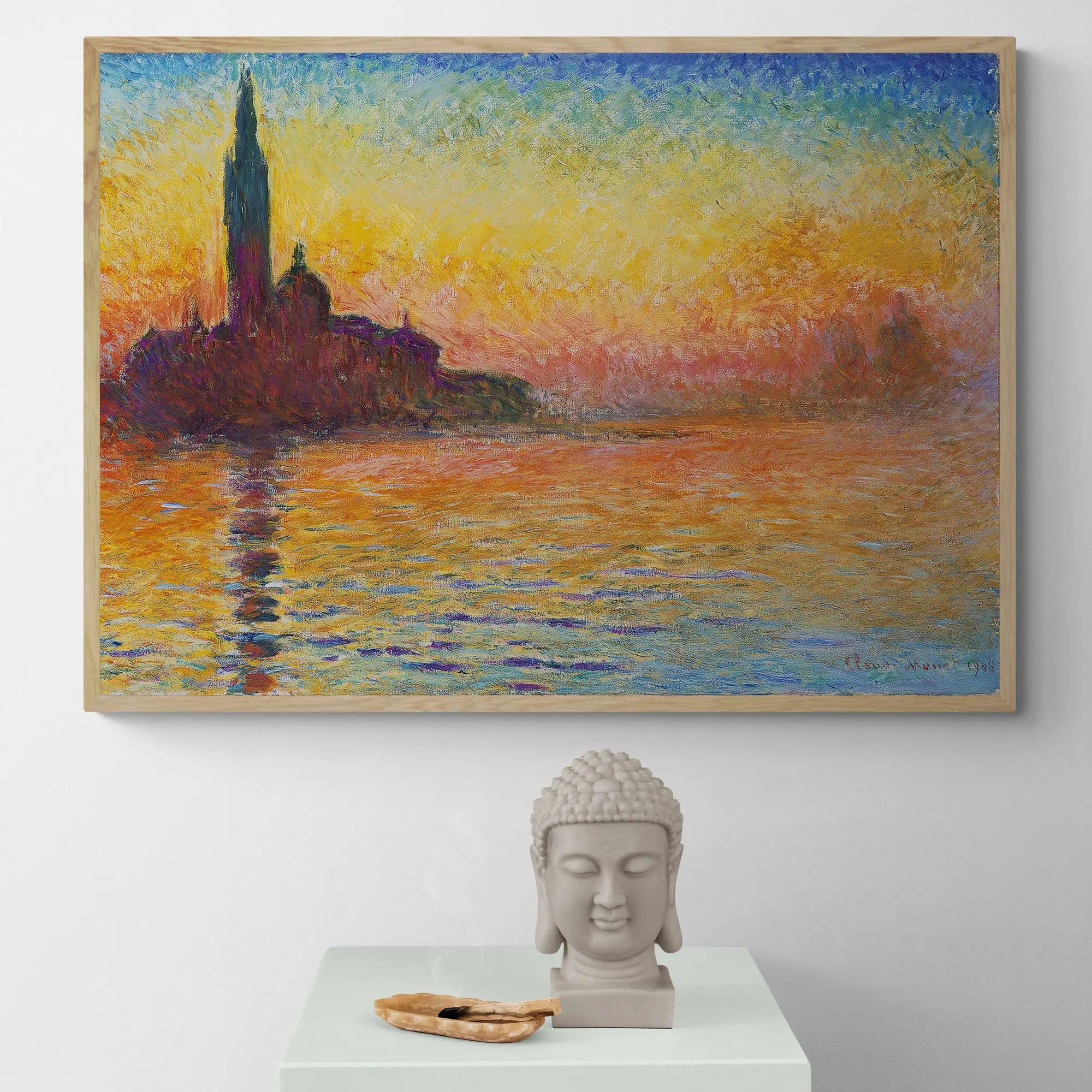 San Giorgio Maggiore At Dusk by Claude Monet