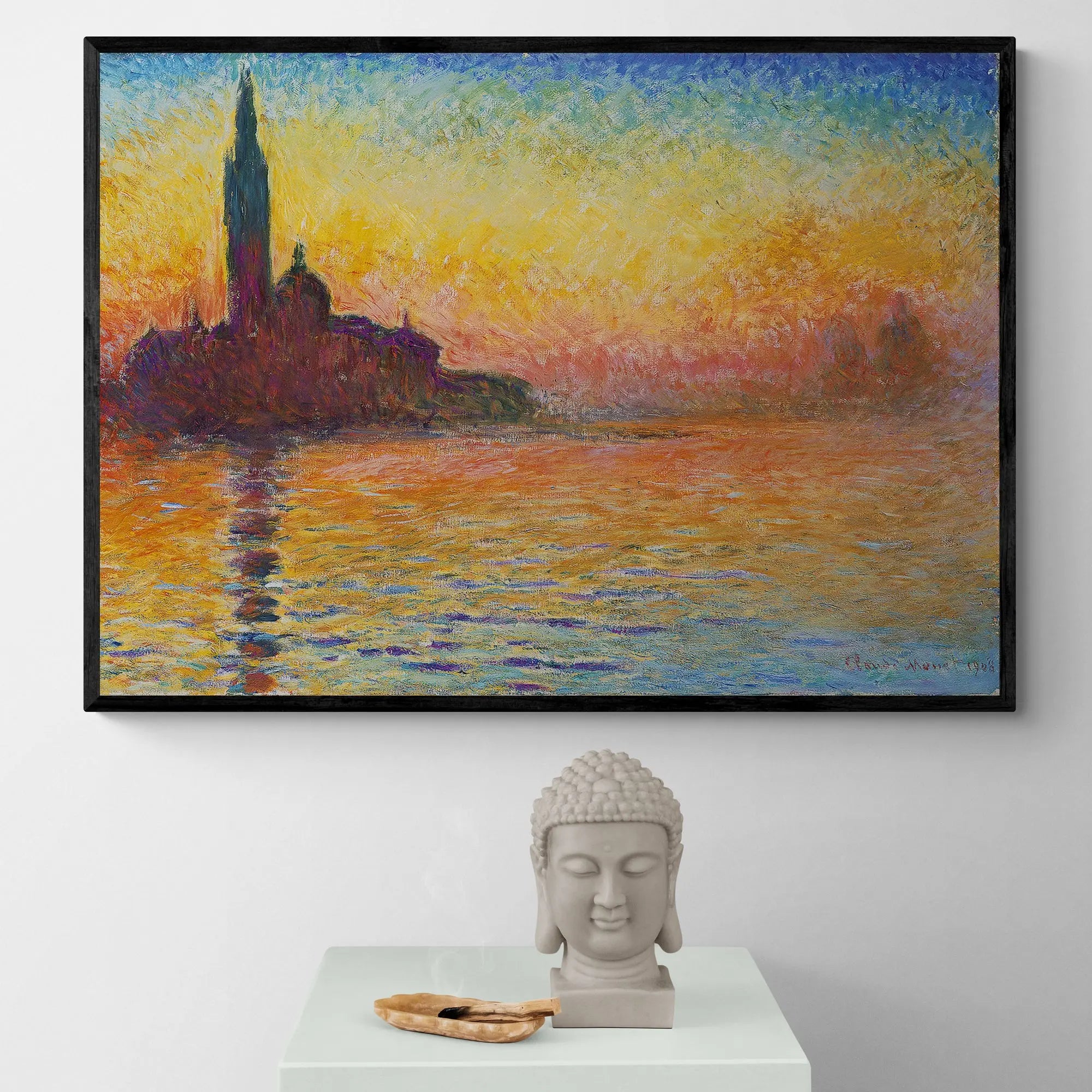 San Giorgio Maggiore At Dusk by Claude Monet