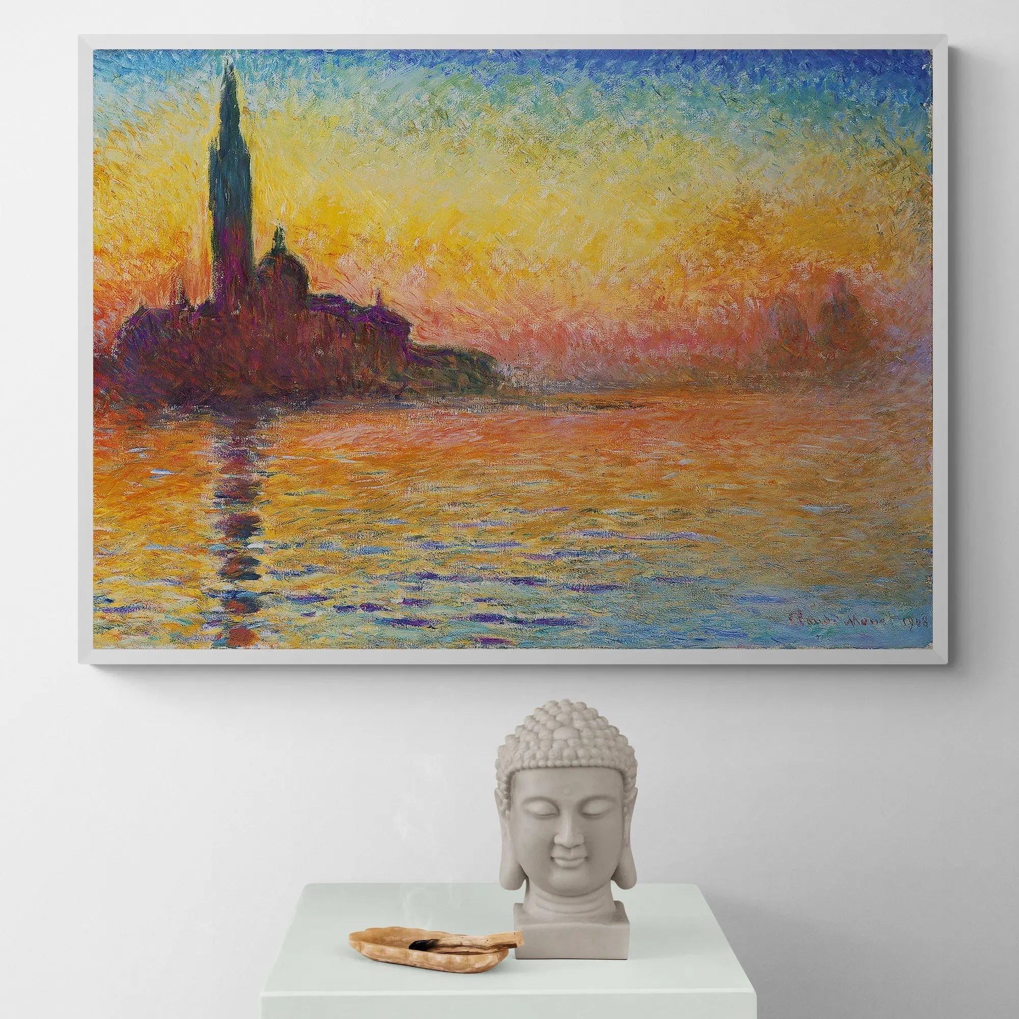 San Giorgio Maggiore At Dusk by Claude Monet