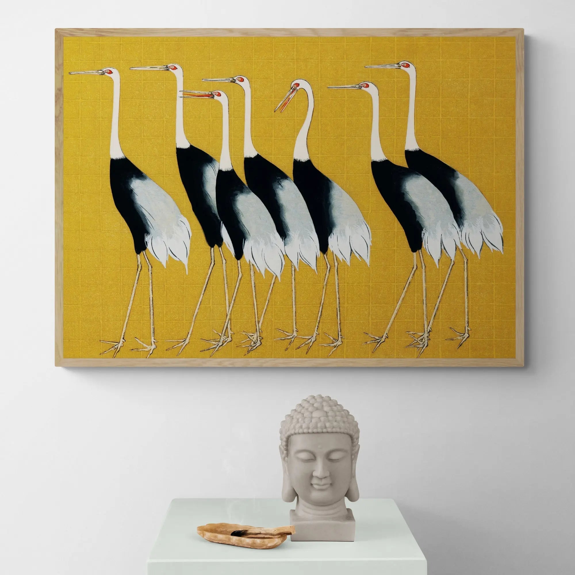 Japanese Red Crown Crane by Ogata Korin