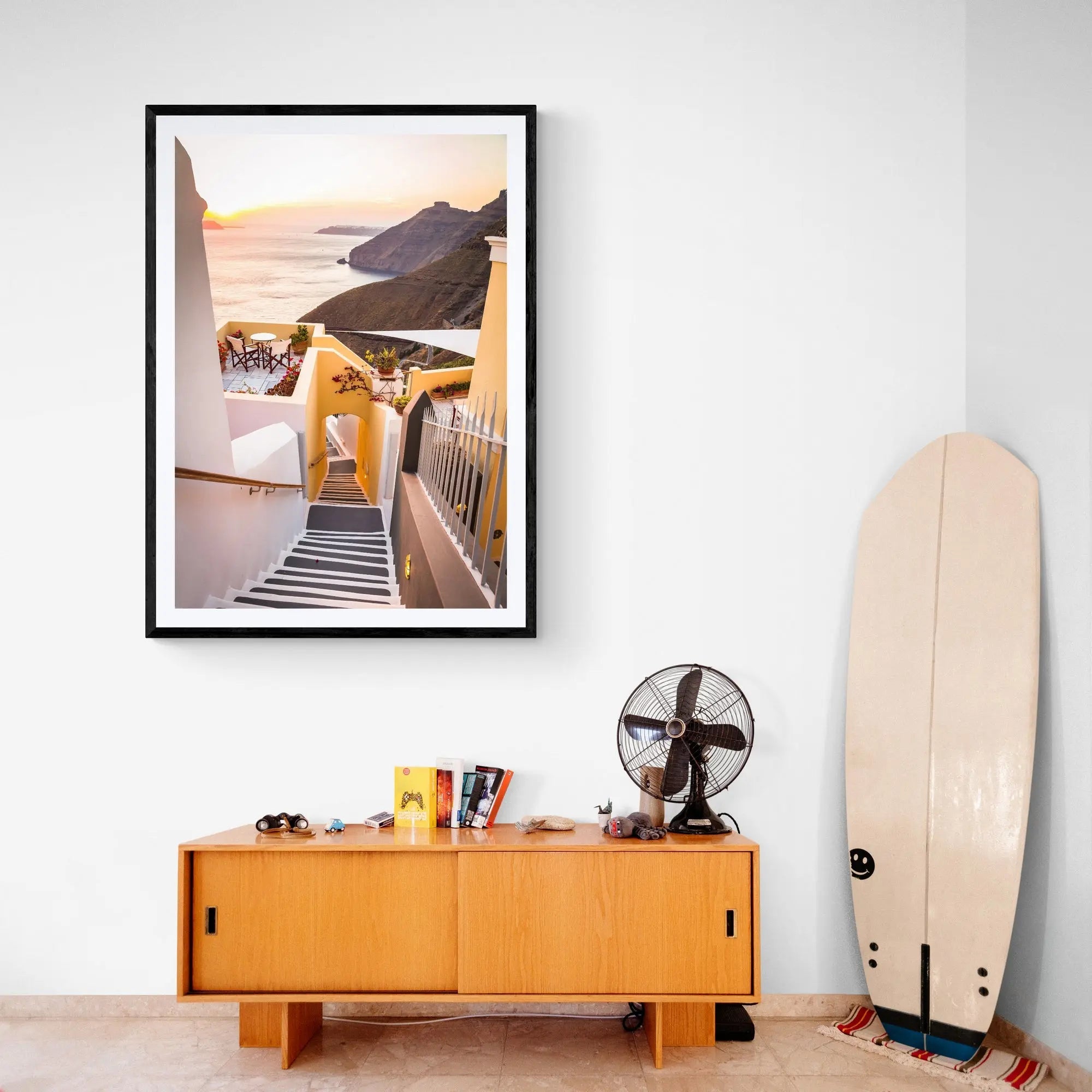 Santorini Dreaming Art Print