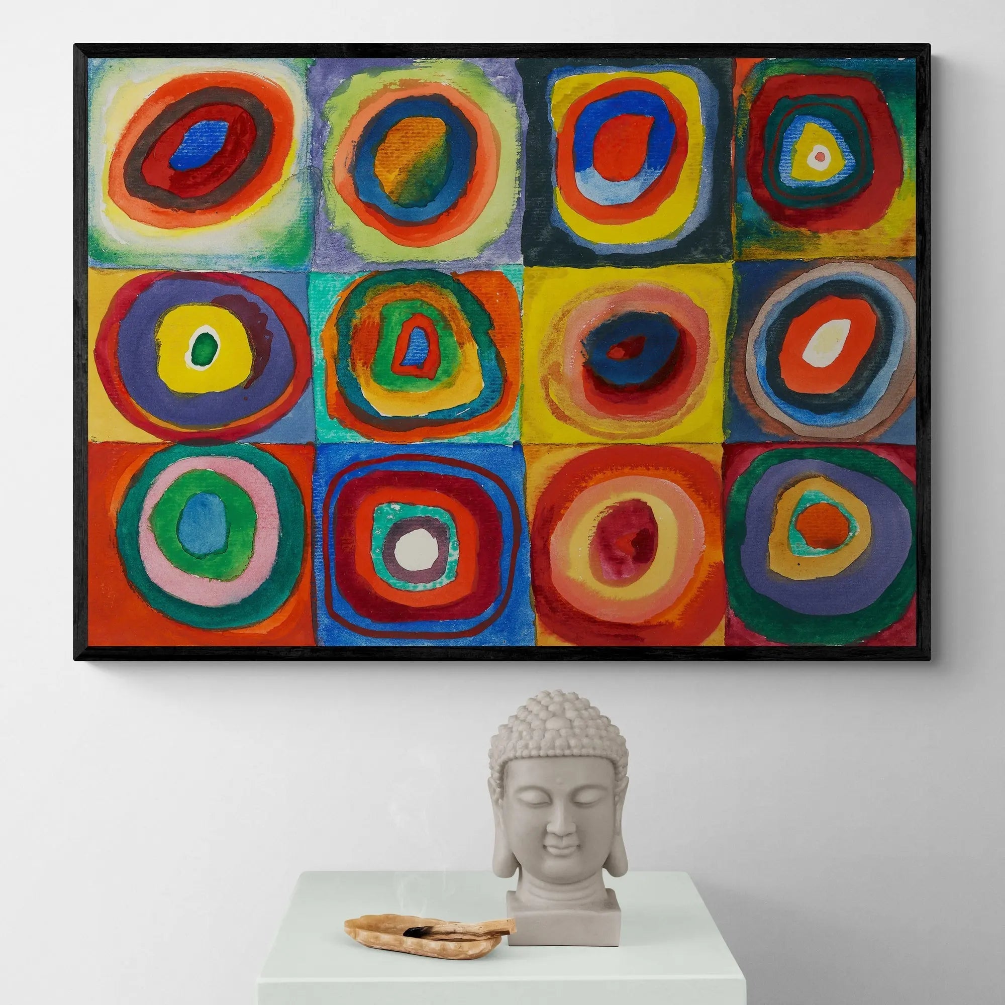 Squares with Concentric Circles by Wassily Kandinsky