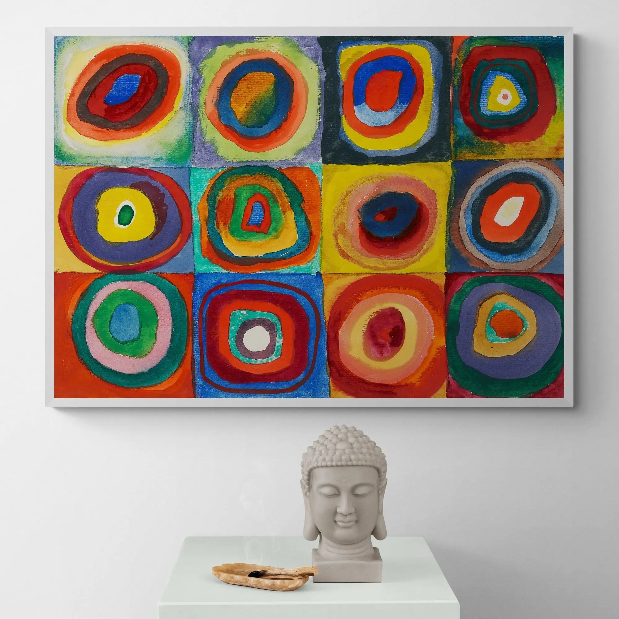 Squares with Concentric Circles by Wassily Kandinsky