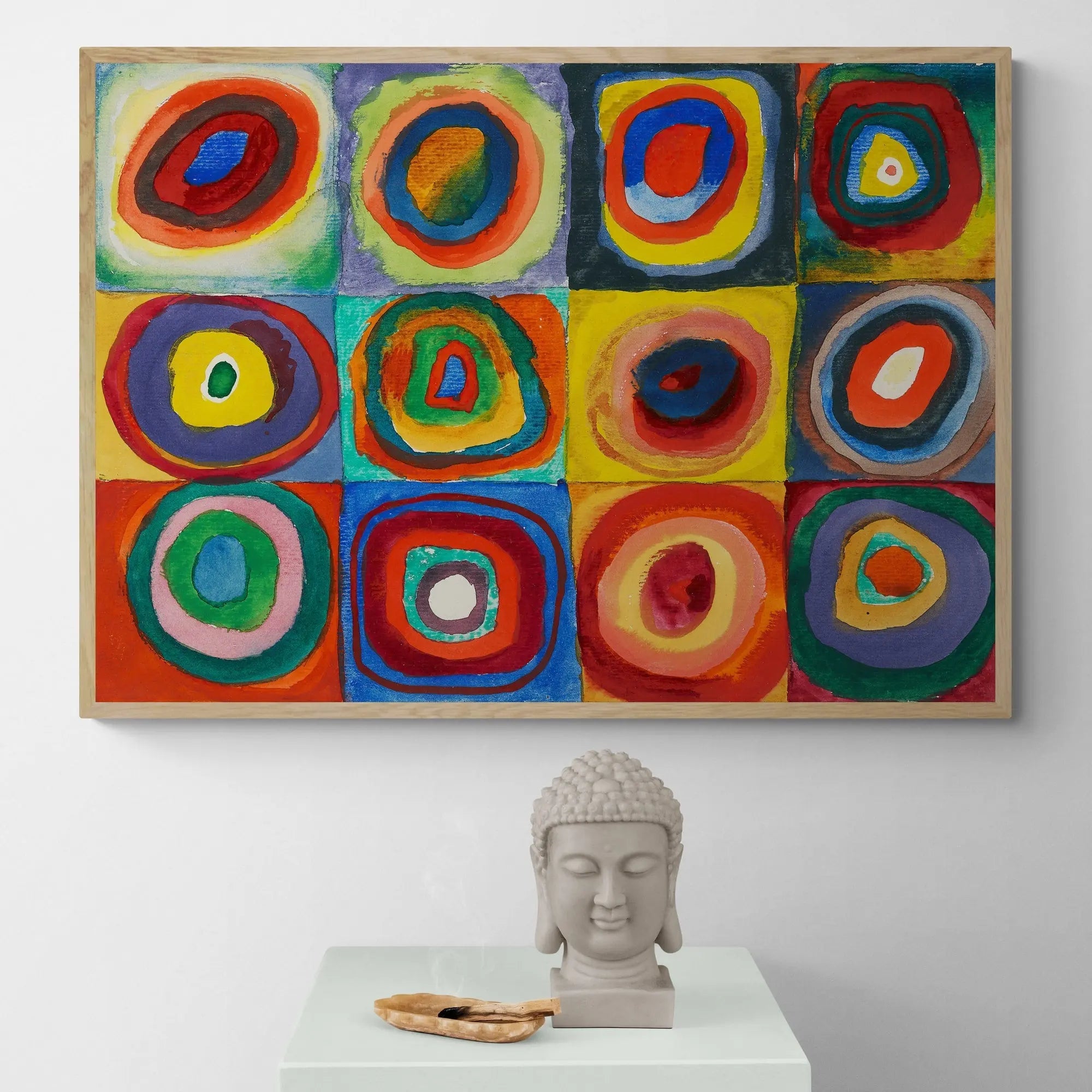 Squares with Concentric Circles by Wassily Kandinsky