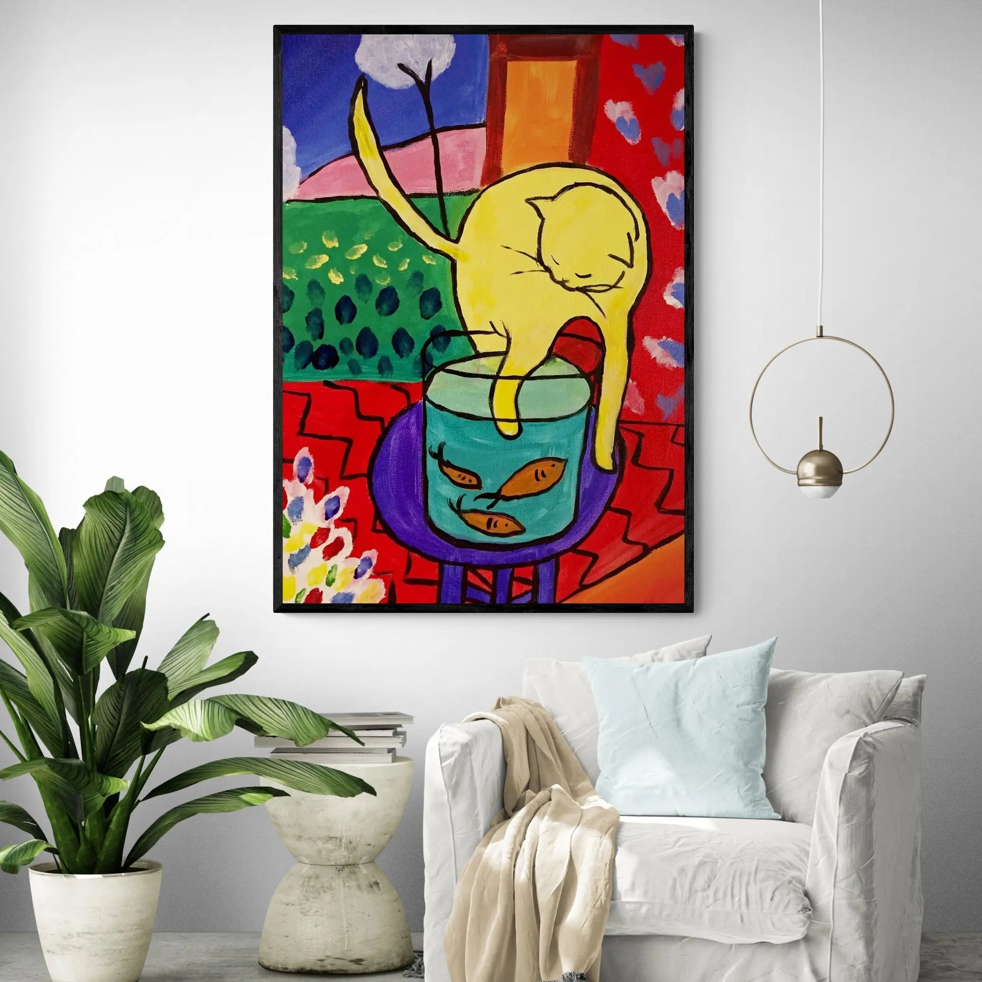 The Cat With Red Fish by Henri Matisse