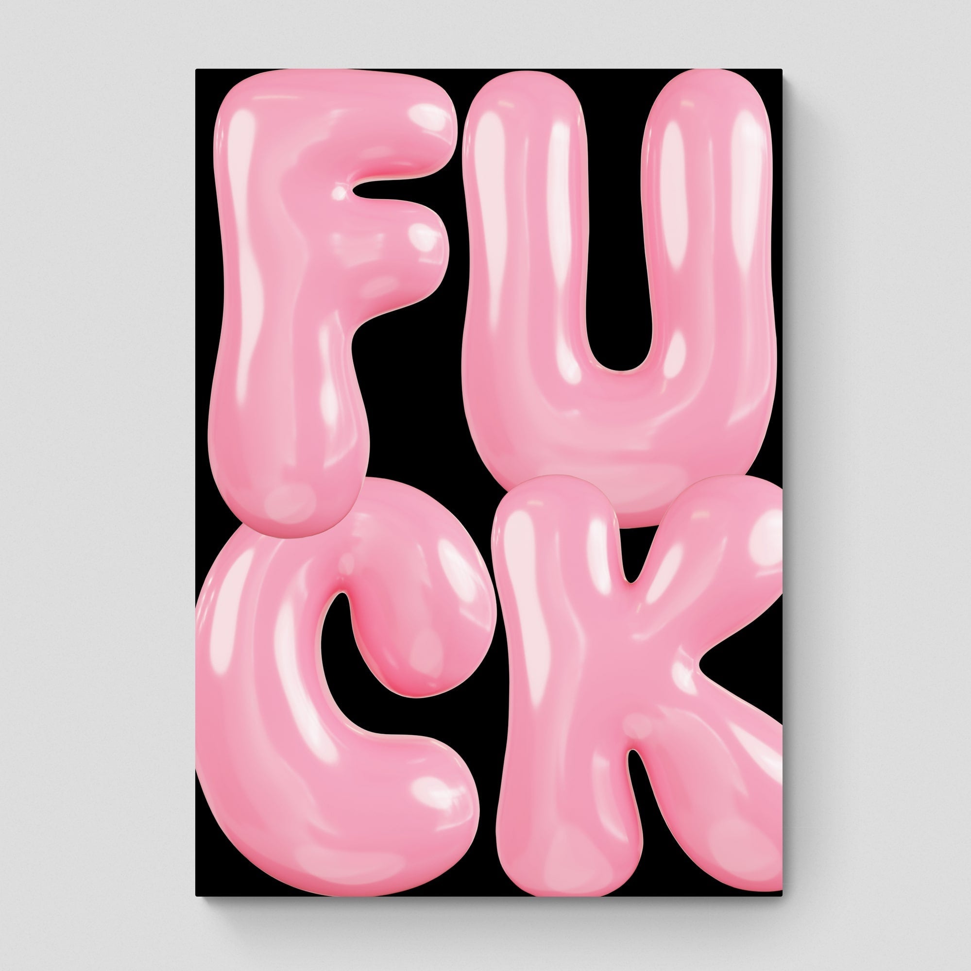 F U C K Art Print by Salty Biche