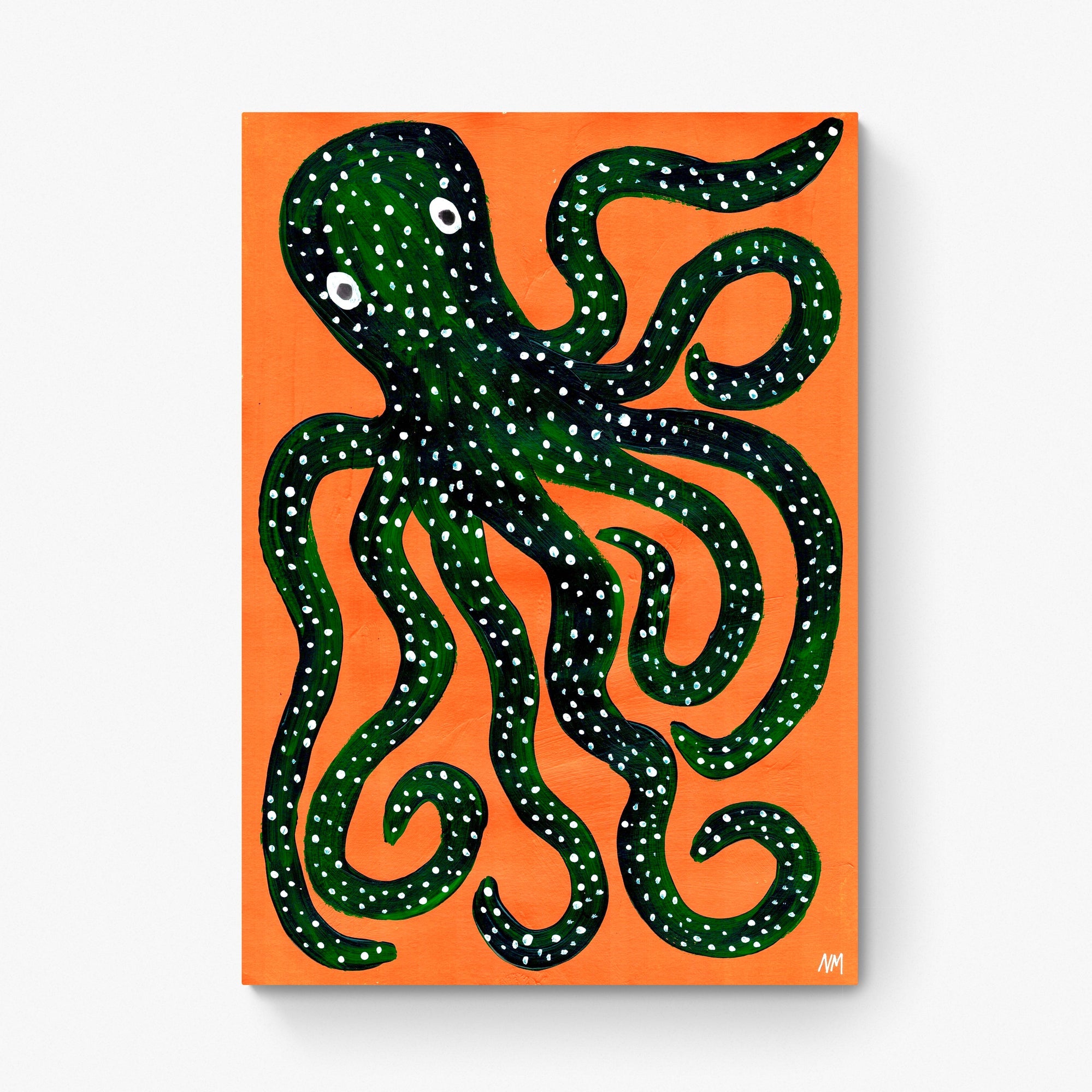 Green Octopus by Nancy McKie