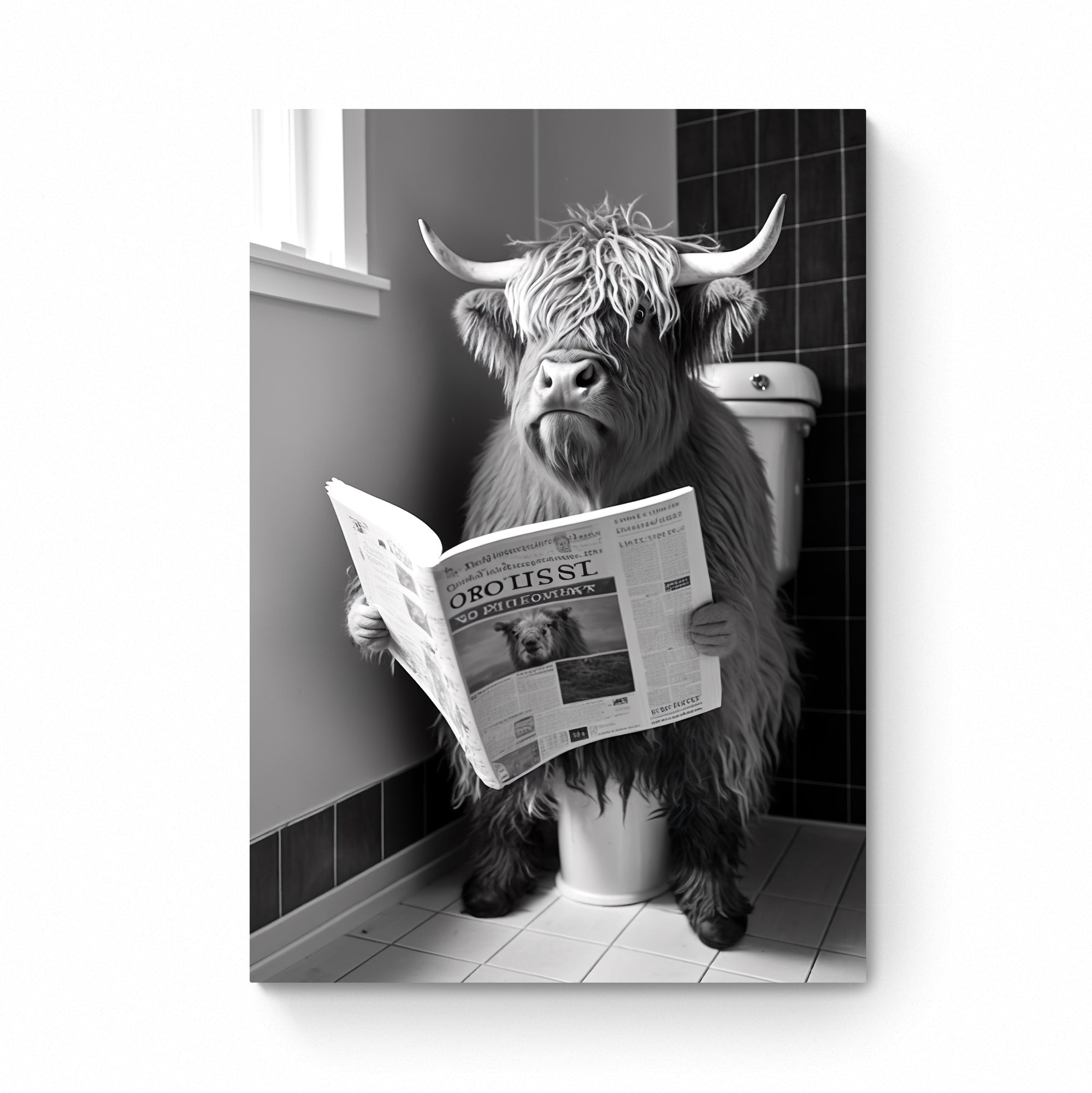 Highland Cow Art Print