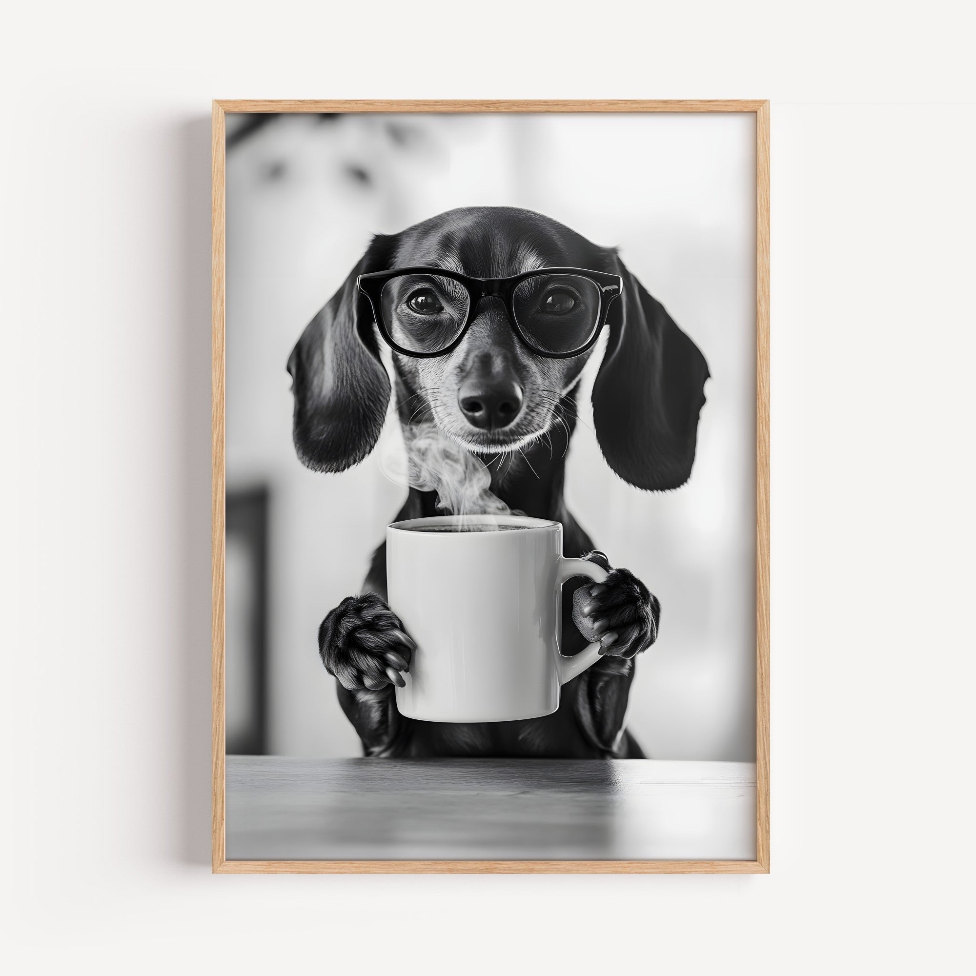 Daily Dachspresso Art Print