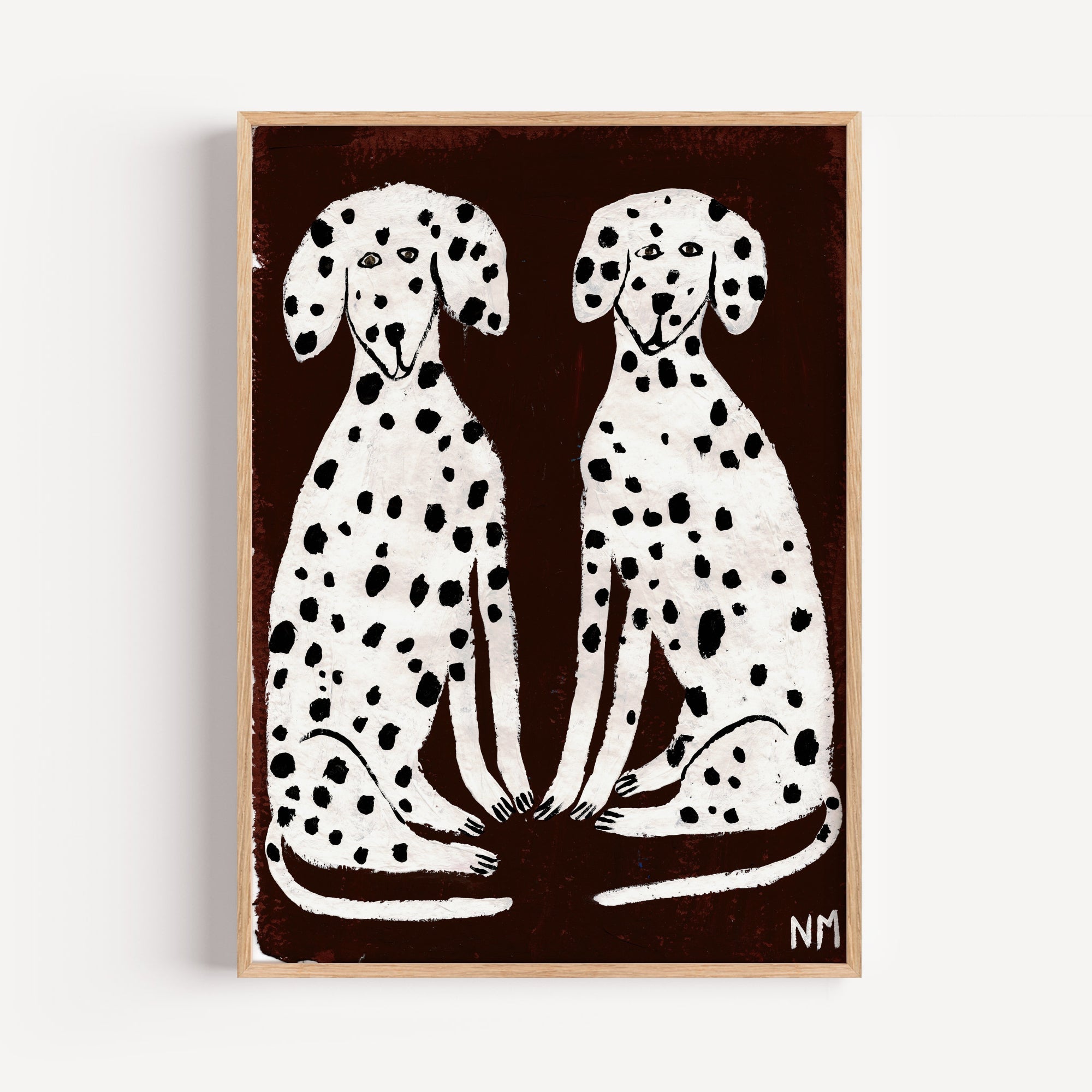 Twee Dalmatians by Nancy McKie