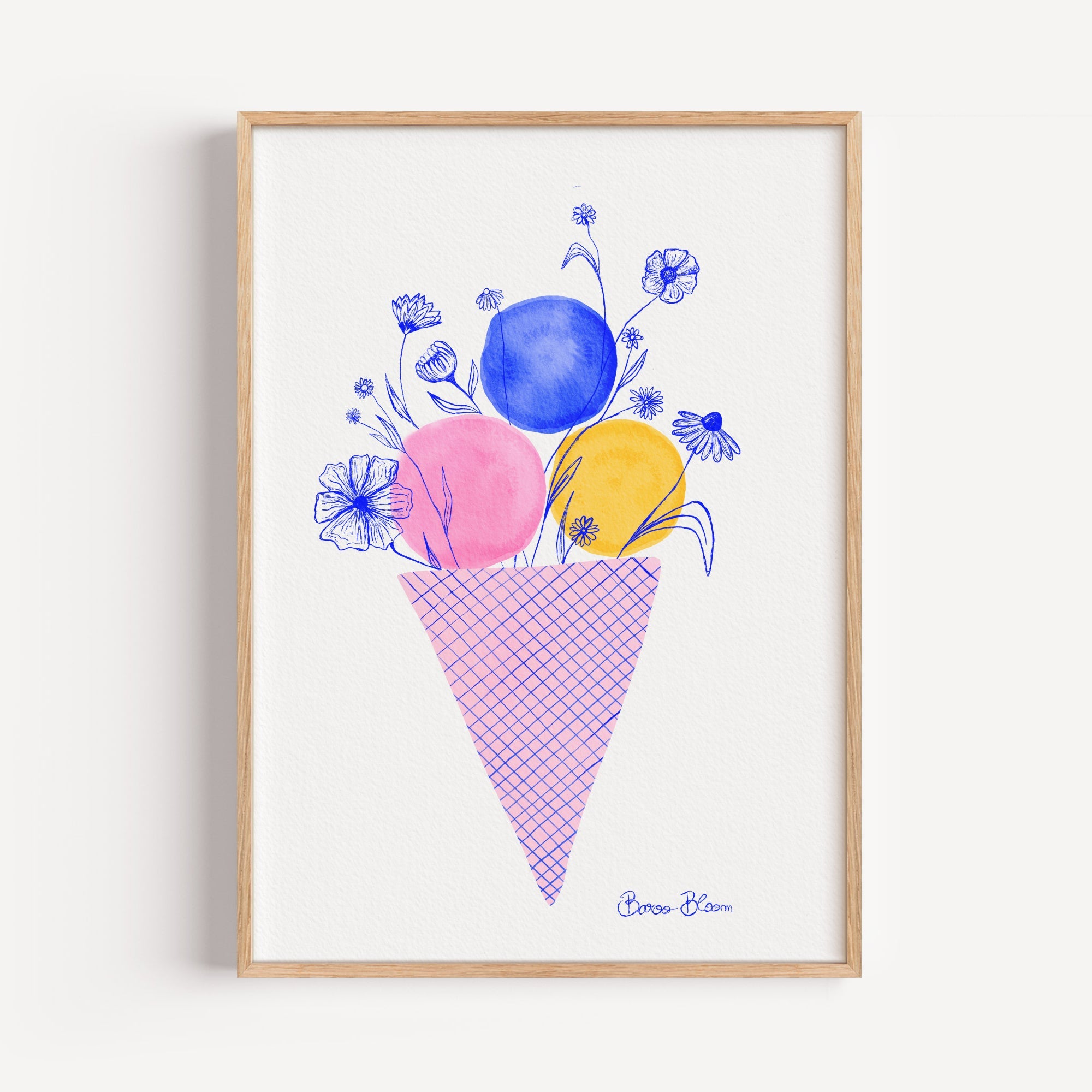 Icecream Flower by Baroo Bloom