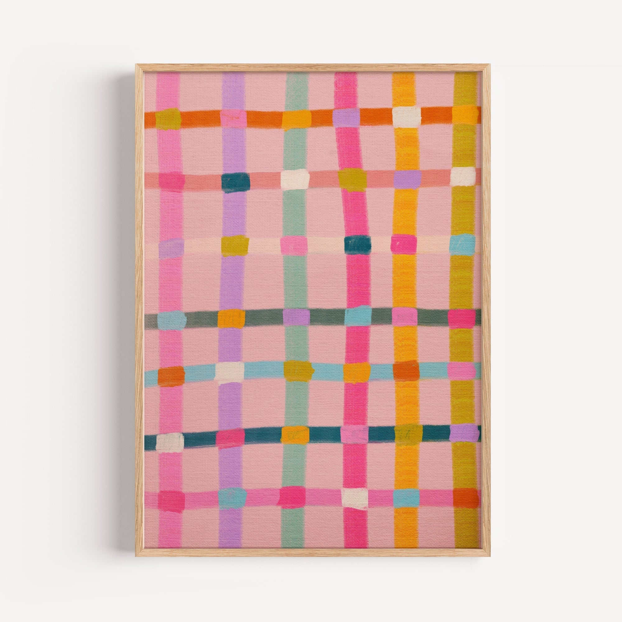 Pink Abstract by Kartika Paramita