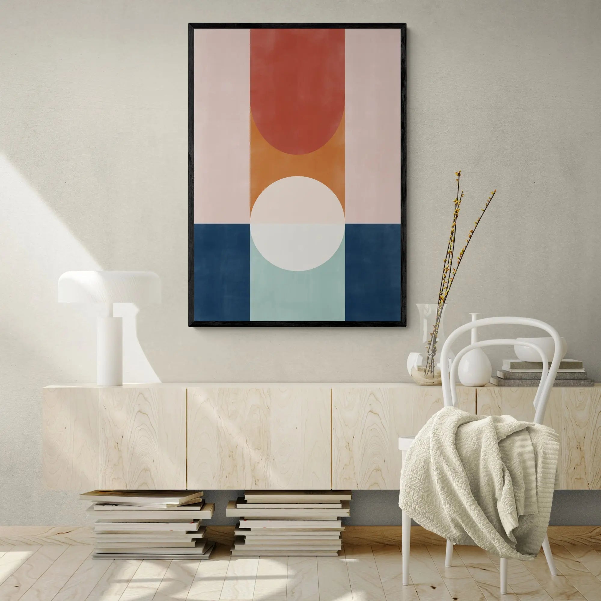 Mid-Century Abstract by Elena Ristova