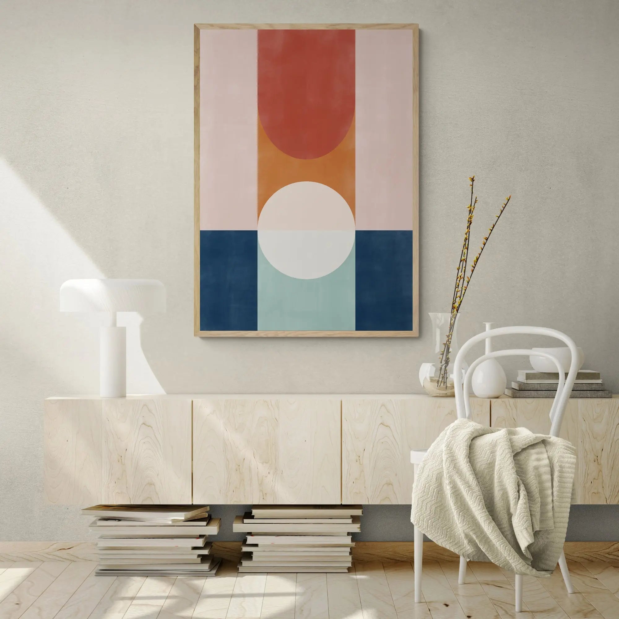 Mid-Century Abstract by Elena Ristova