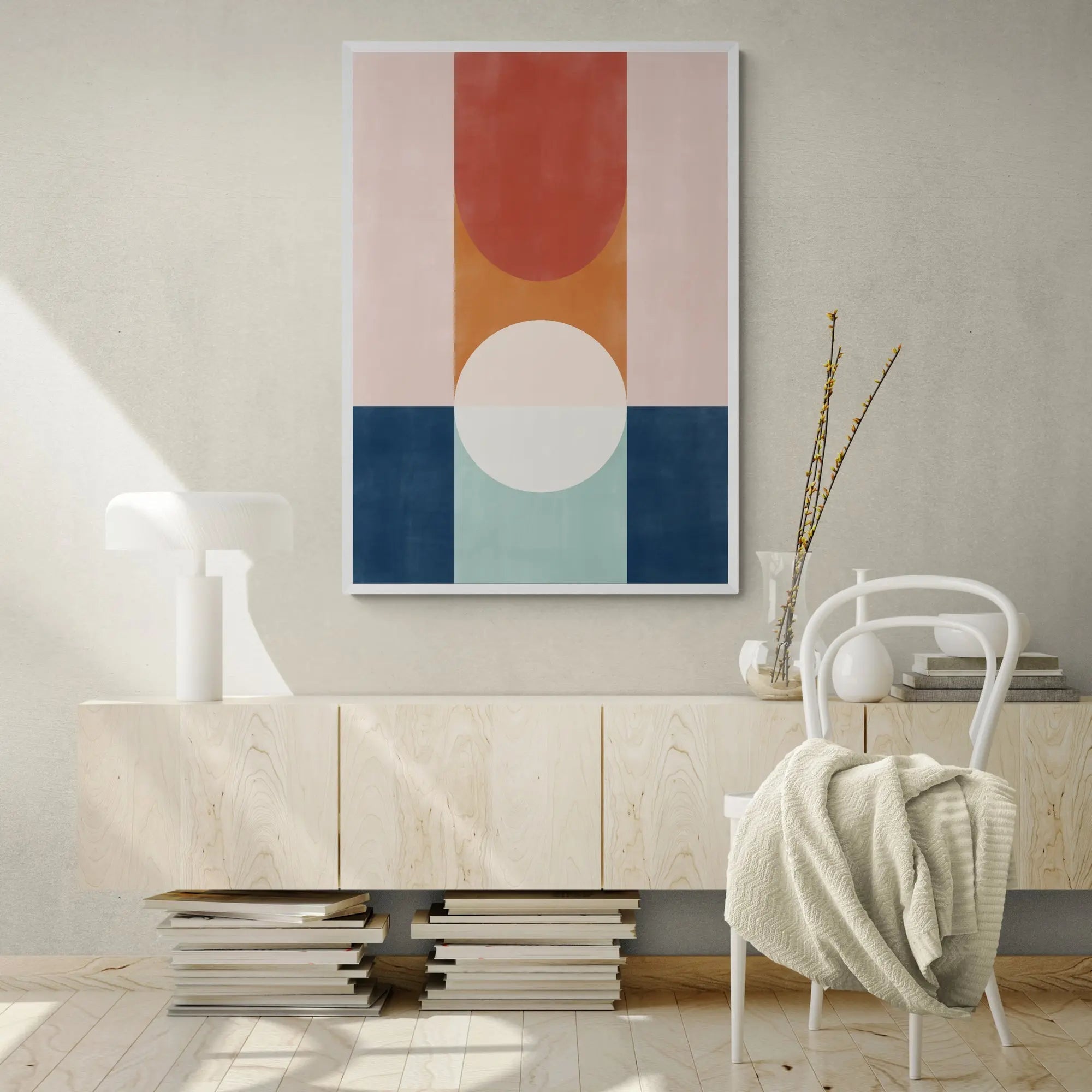 Mid-Century Abstract by Elena Ristova