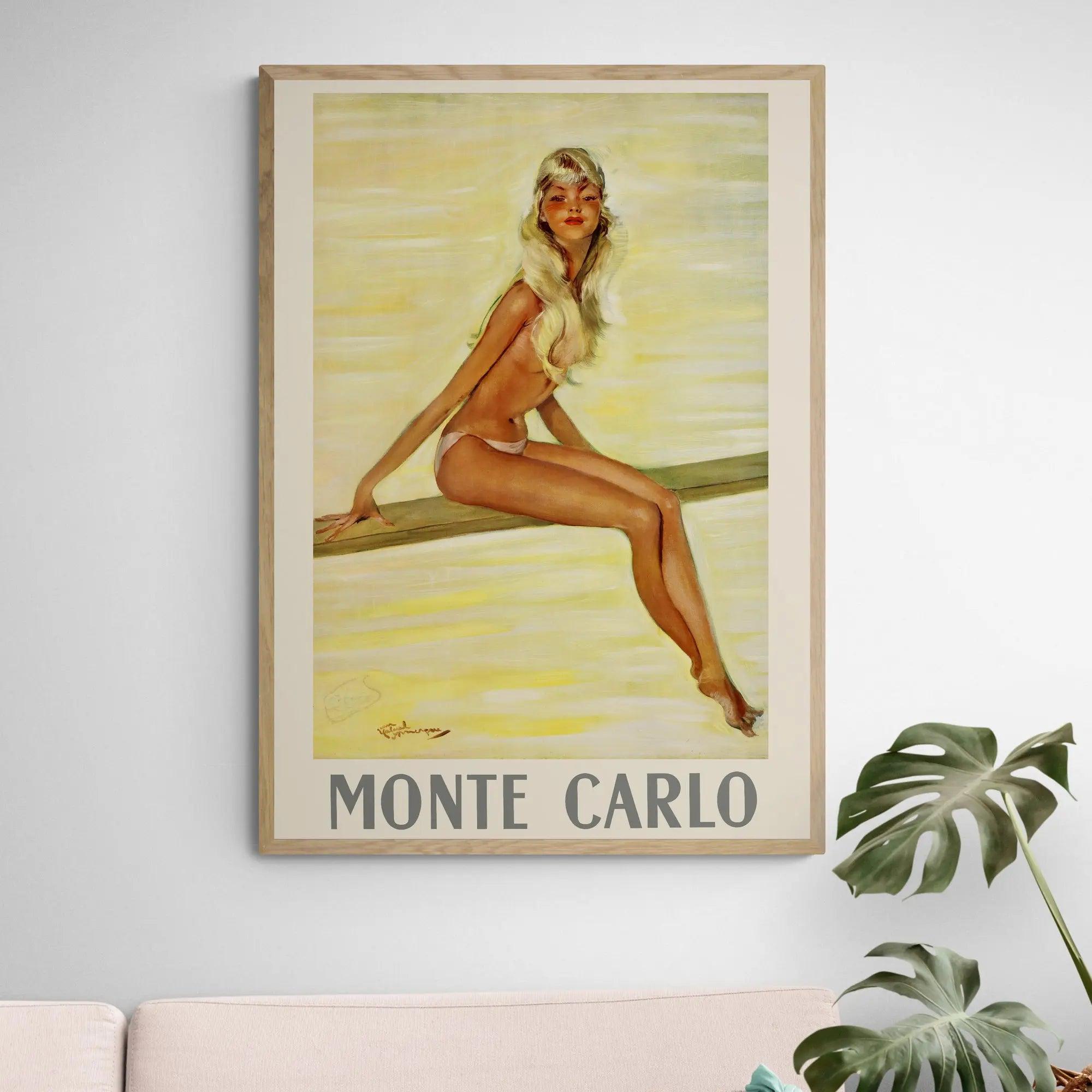 Monte Carlo Girl Poster