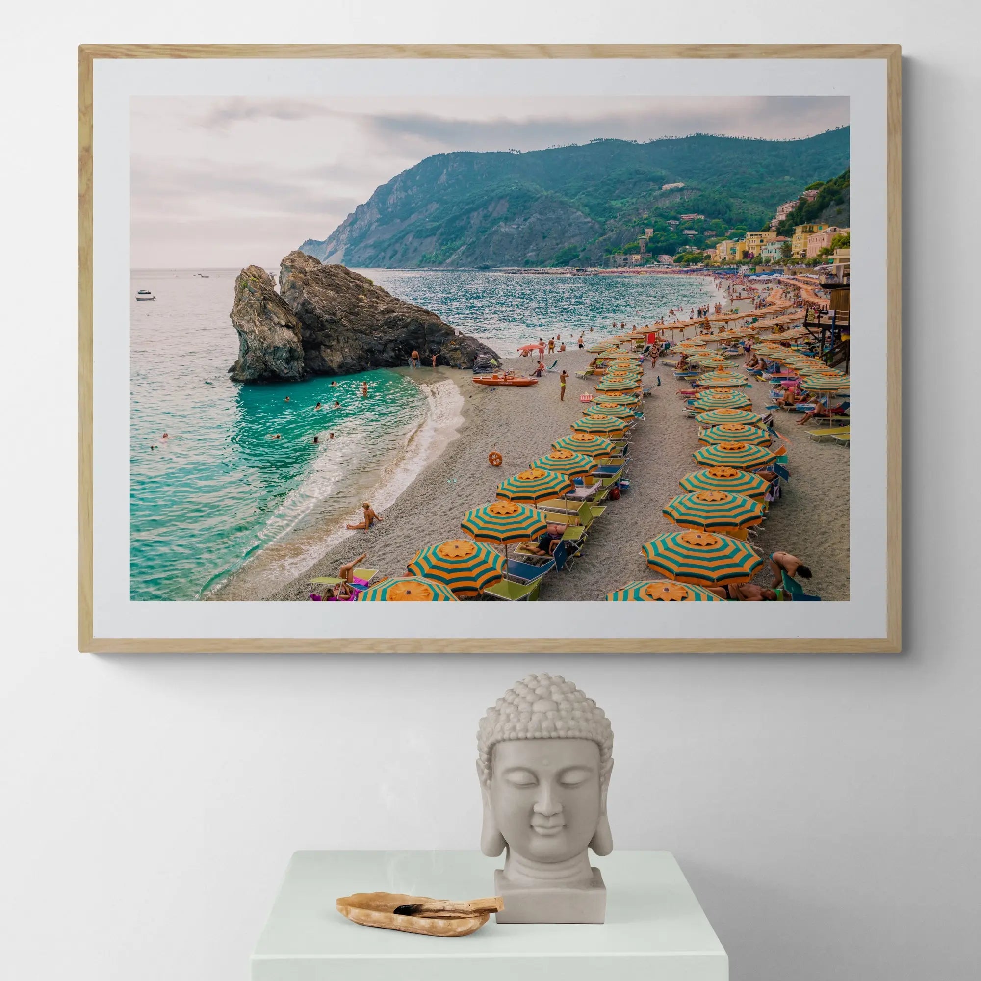 Monterosso Beach Italy Art Print