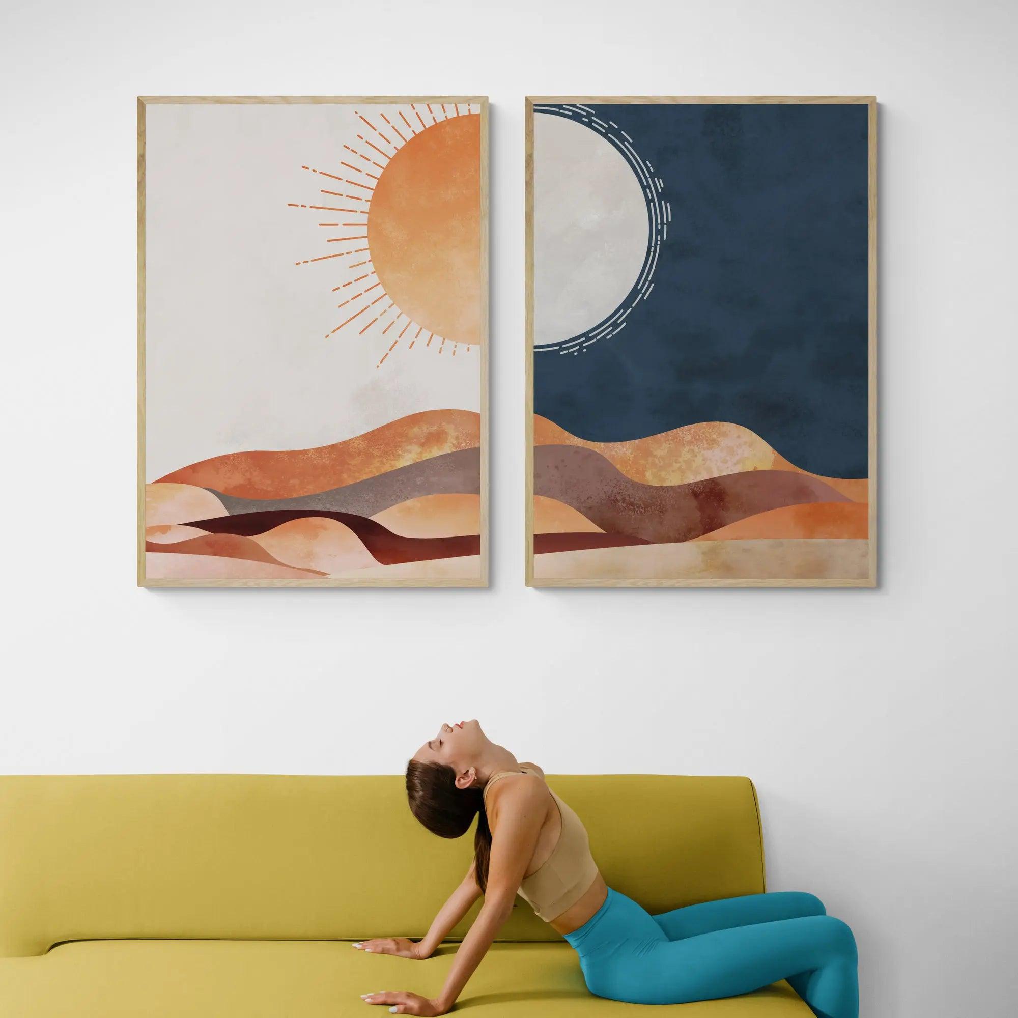 Moon Desert Set of 2