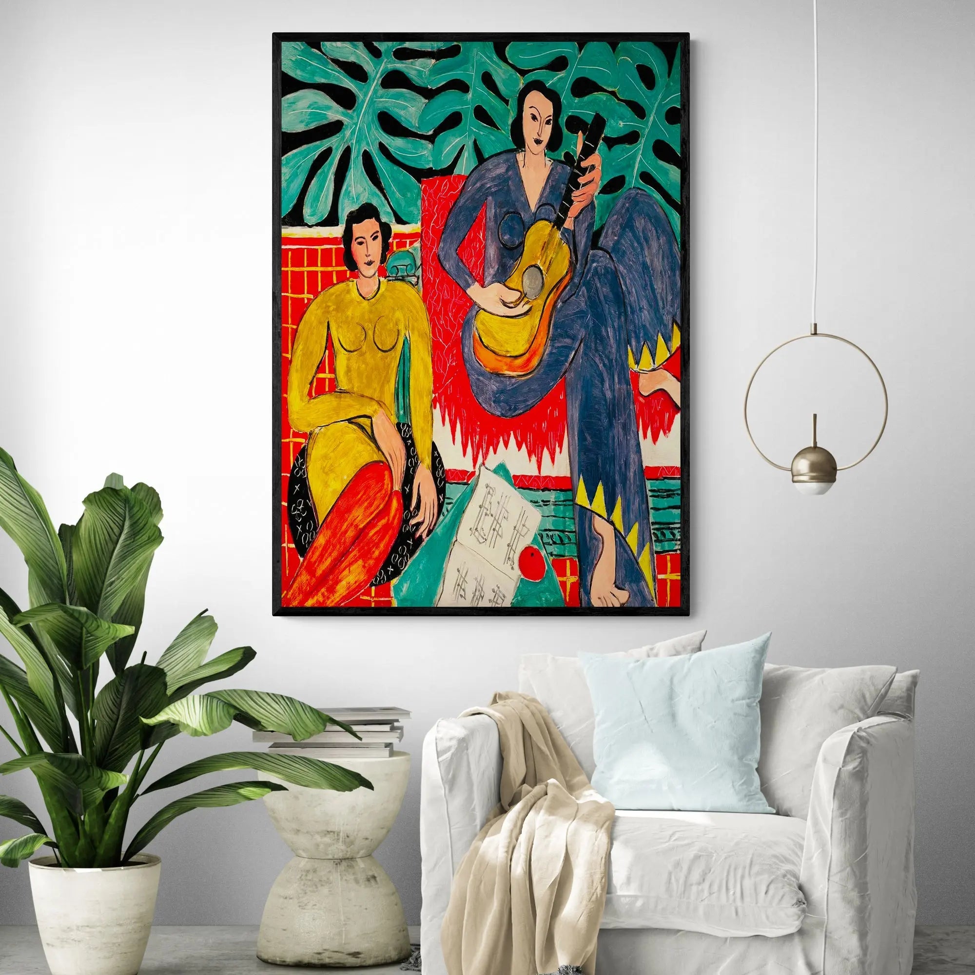 Music by Henri Matisse Art Print