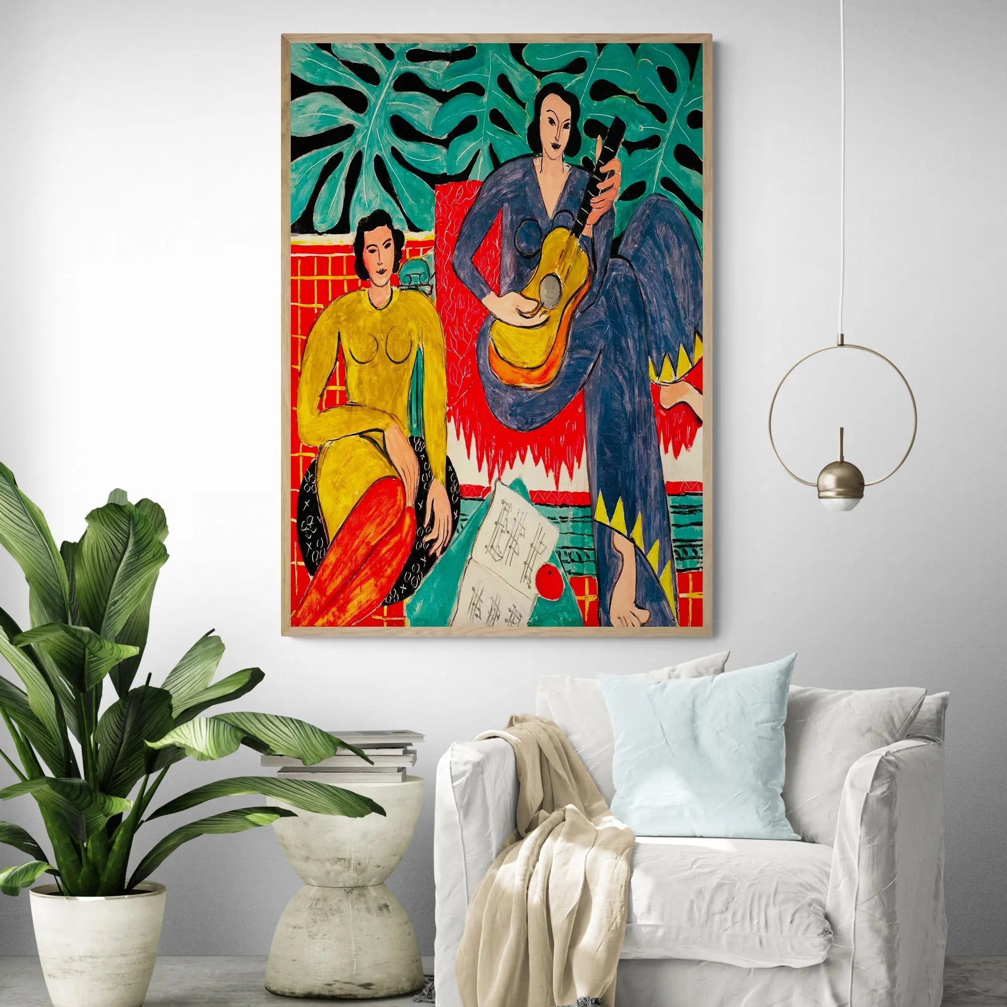 Music by Henri Matisse Art Print