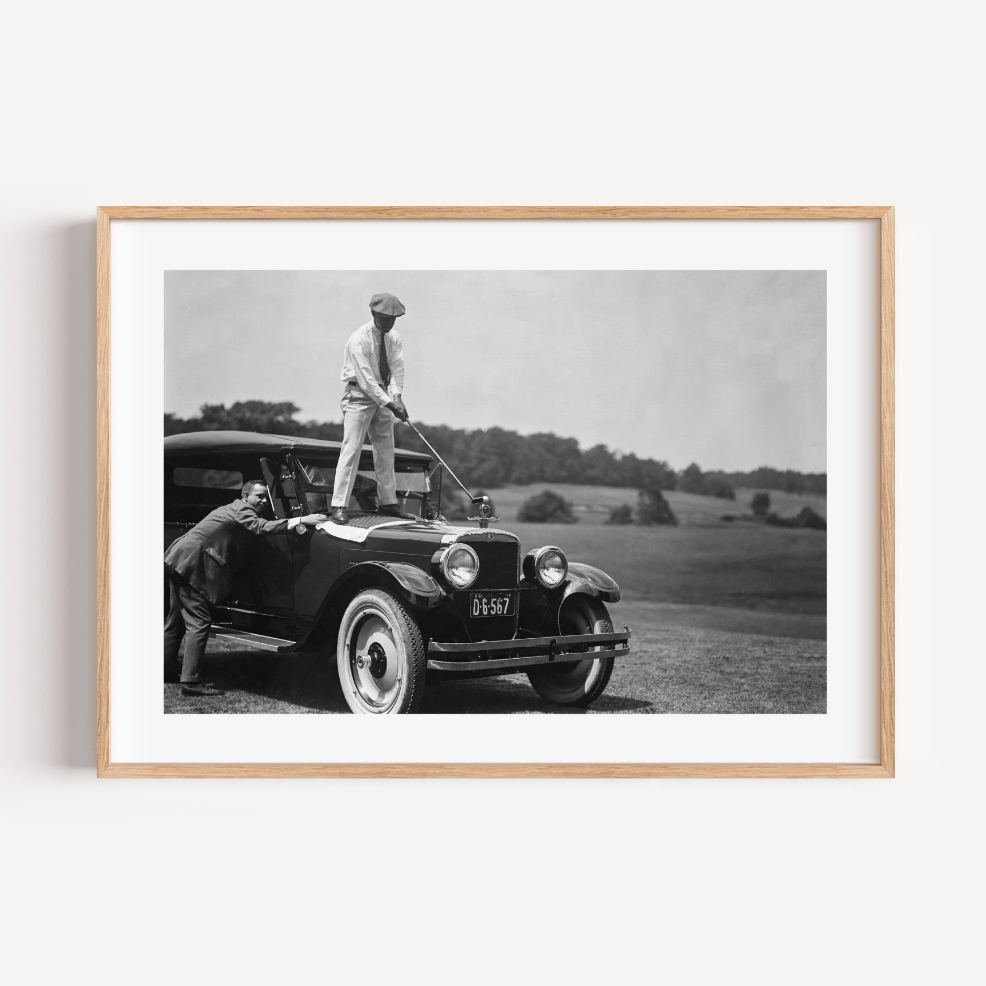 Golfers 1920 Art Print