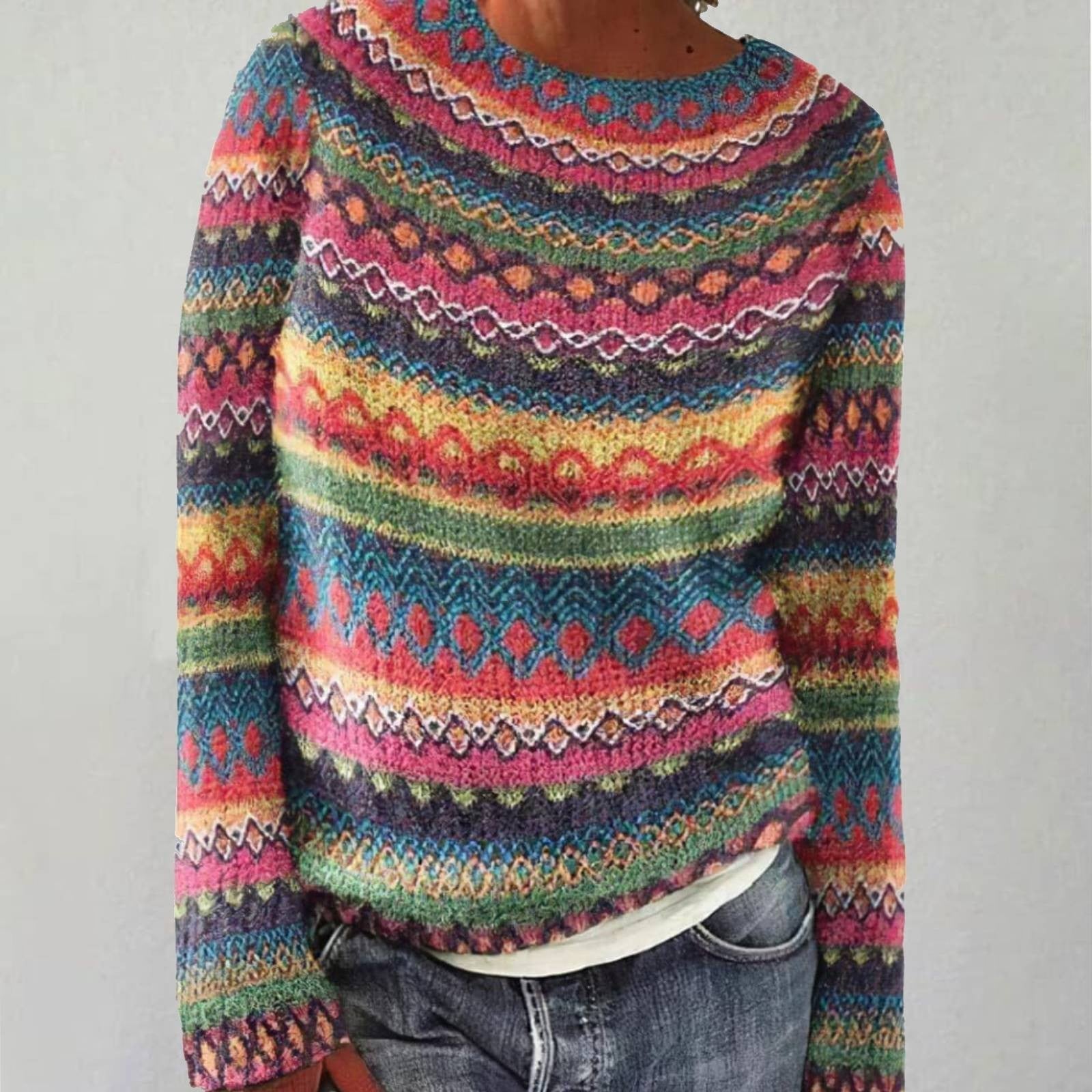 Emma - Urokliwy Retro Sweter