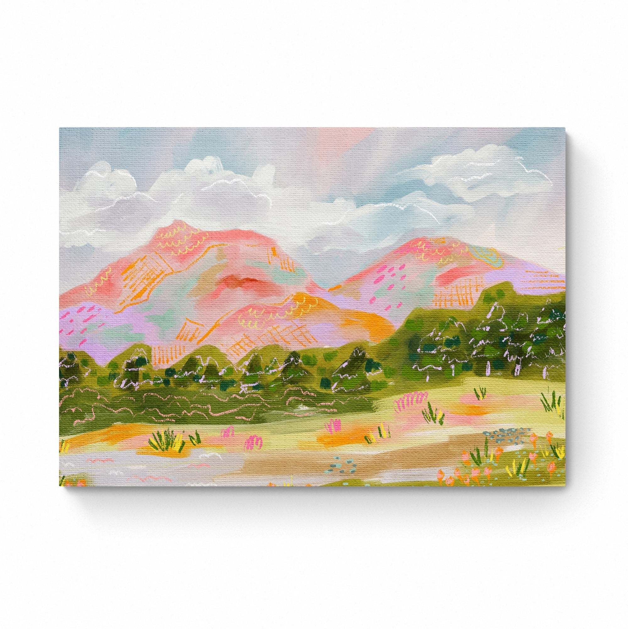 Pink Mountains by Kartika Paramita