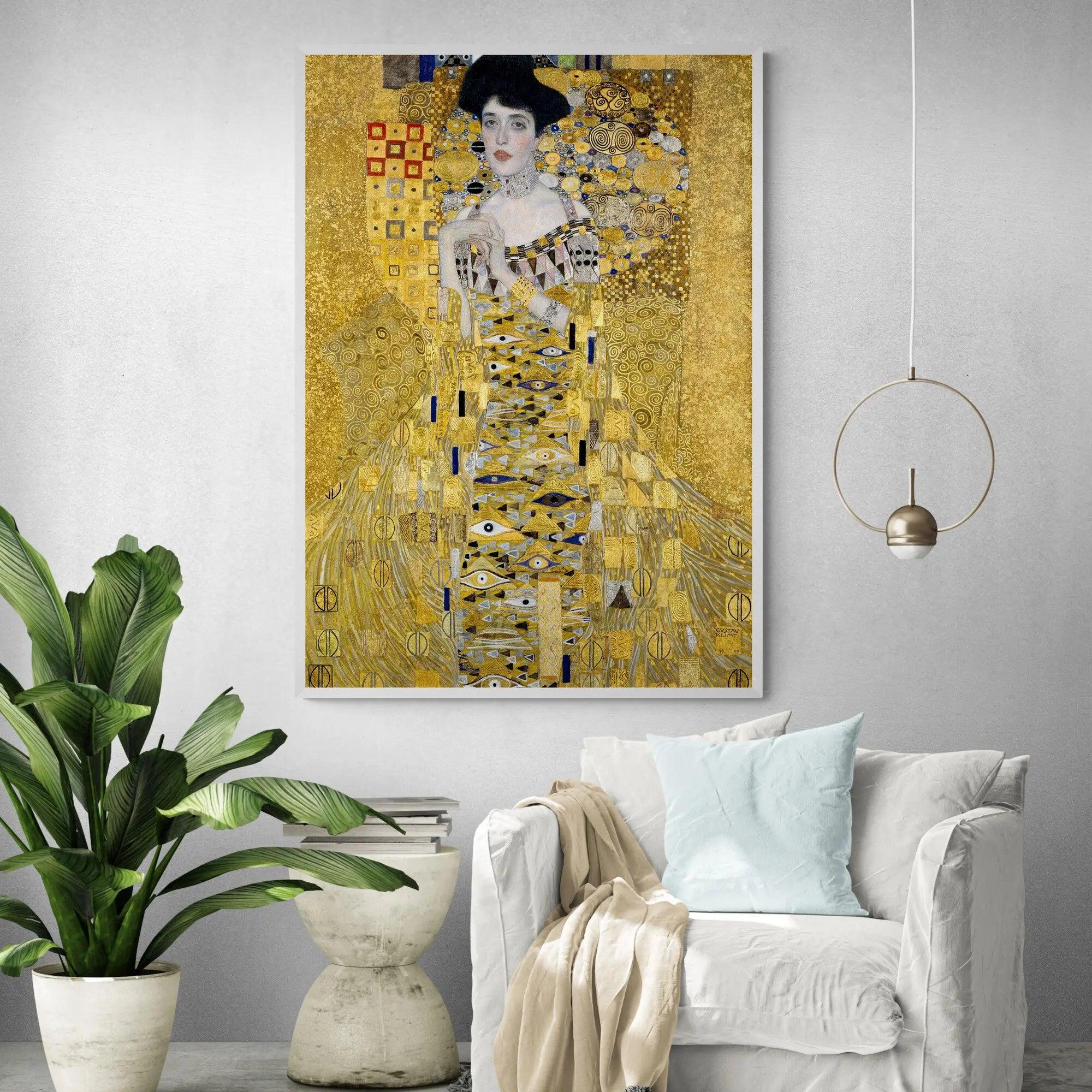 Portret of Adele Bloch-Bauer I by Gustav Klimt