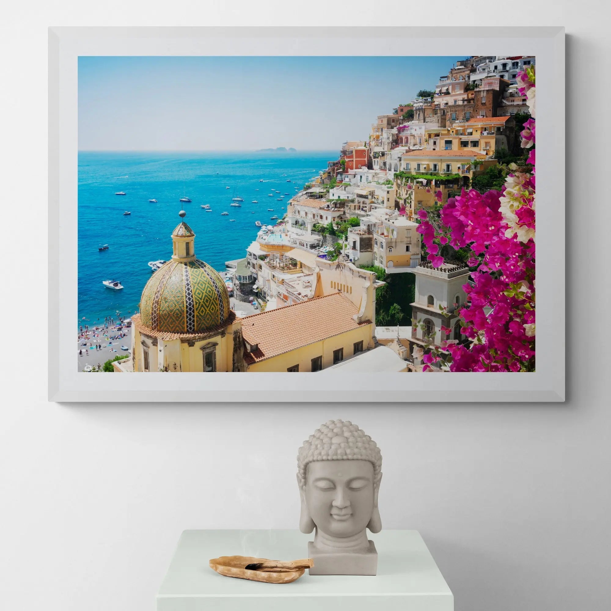 Positano Coast Italy Art Print