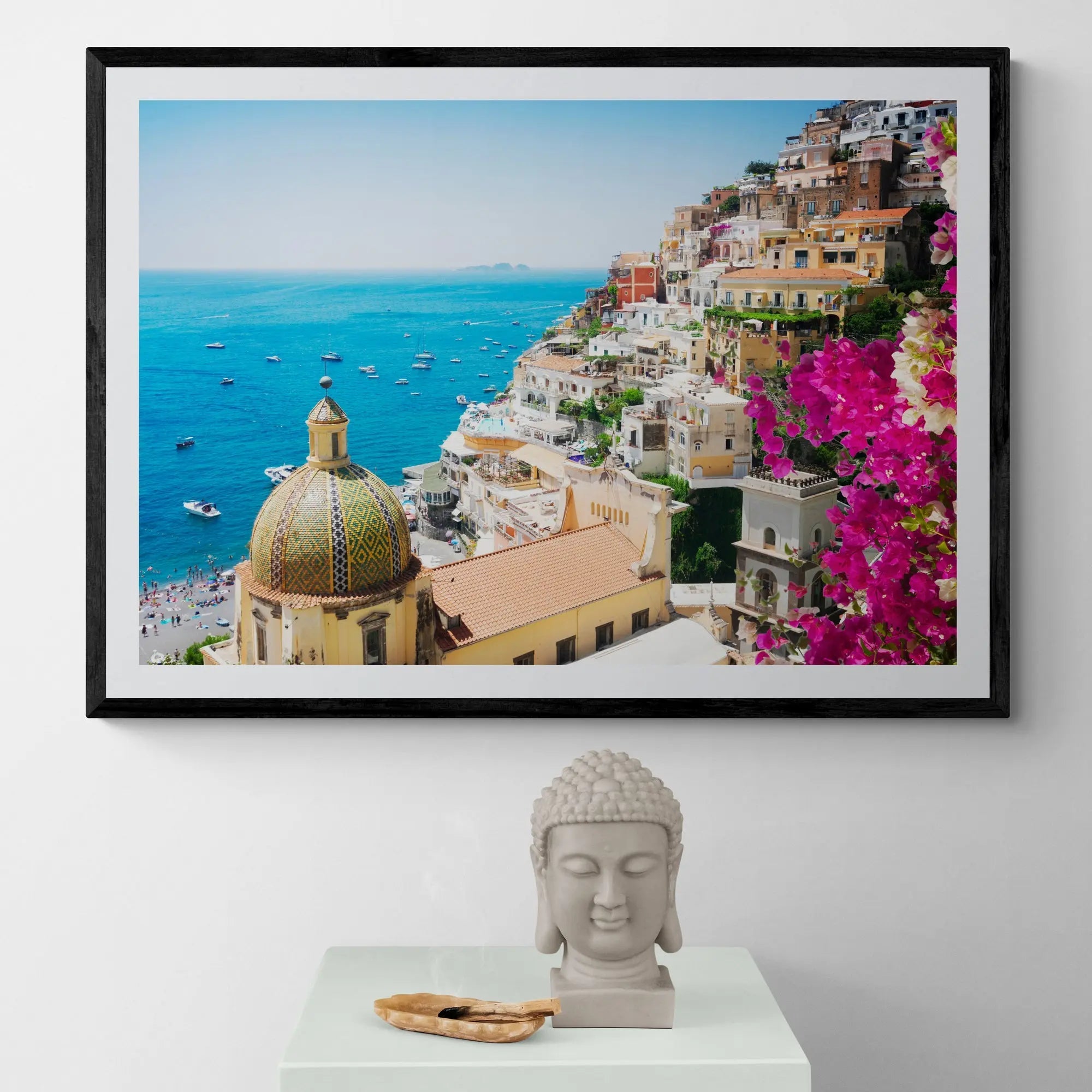 Positano Coast Italy Art Print