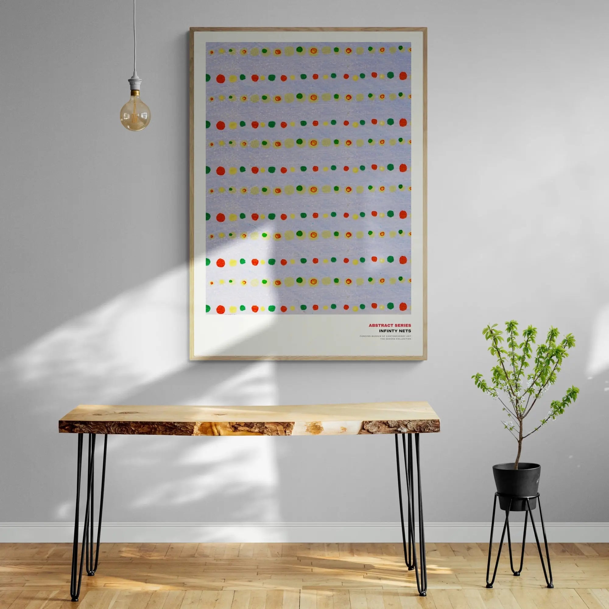 Coloured Dots Japanese Abstract