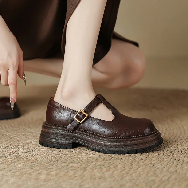 Chiara | Eleganckie Buty Mary Jane z Luksusowej Skóry