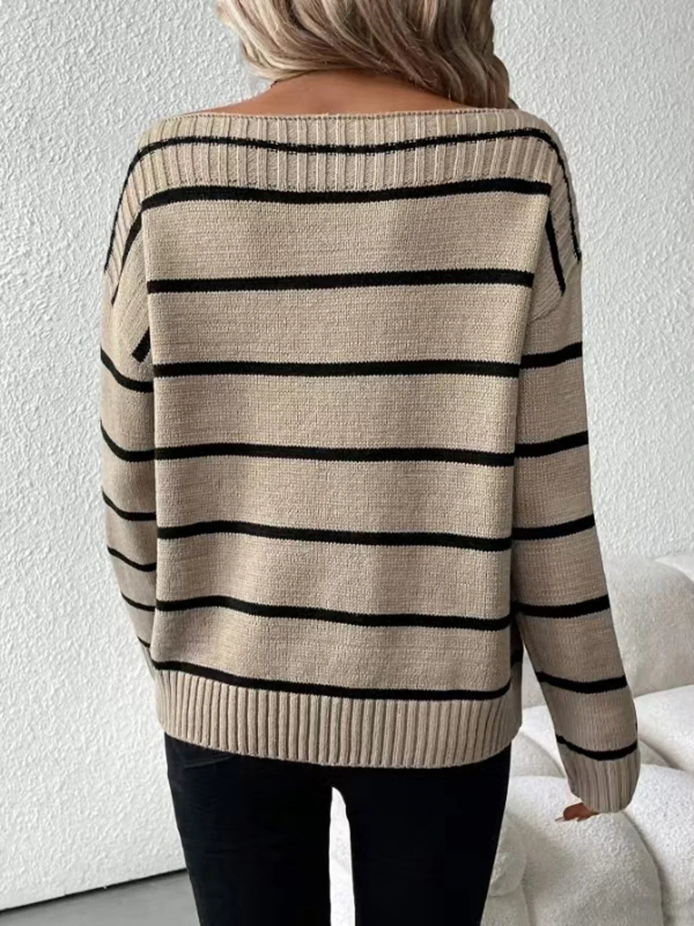 Luna | Stylowy Pulower z Długim Rękawem