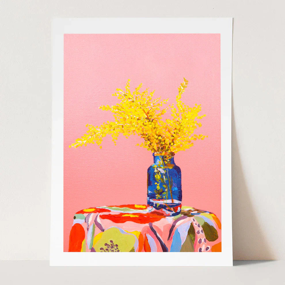 Wattle Still Life by Julia Ockert