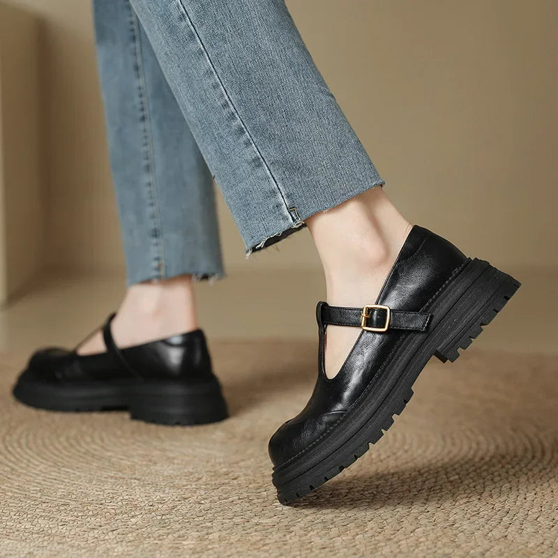 Chiara | Eleganckie Buty Mary Jane z Luksusowej Skóry