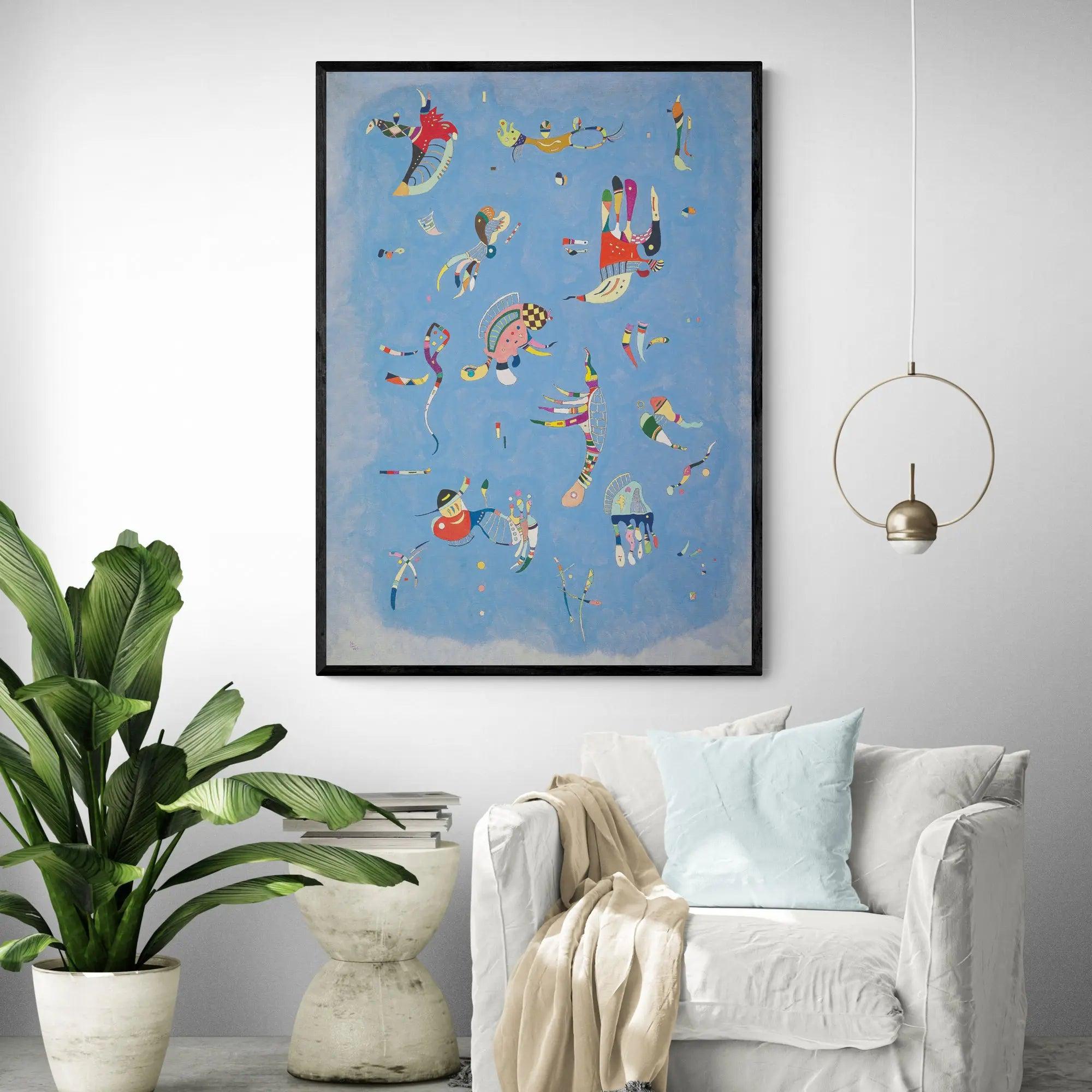 Sky Blauw 1940 by Wassily Kandinsky