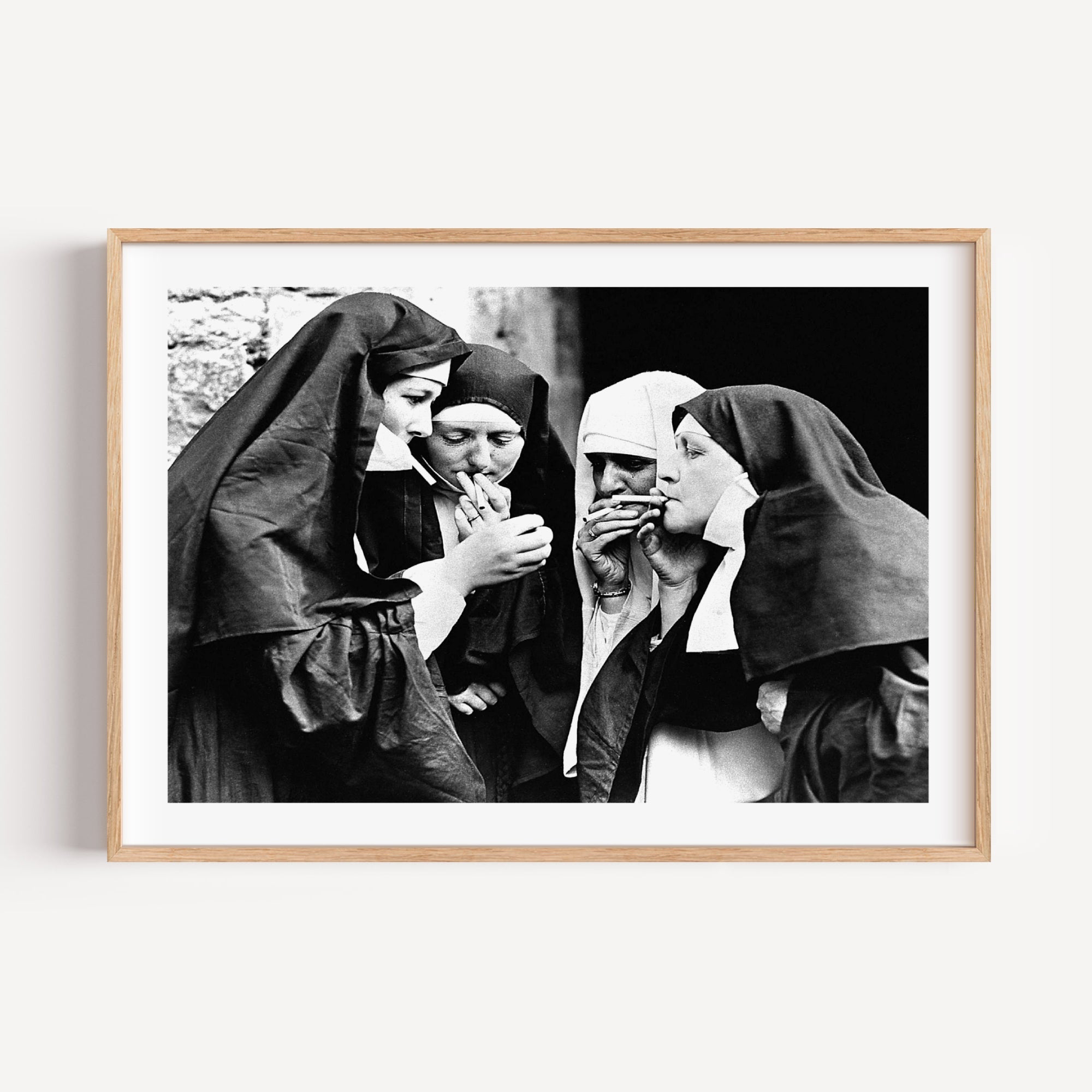 Smoking Nuns 1950