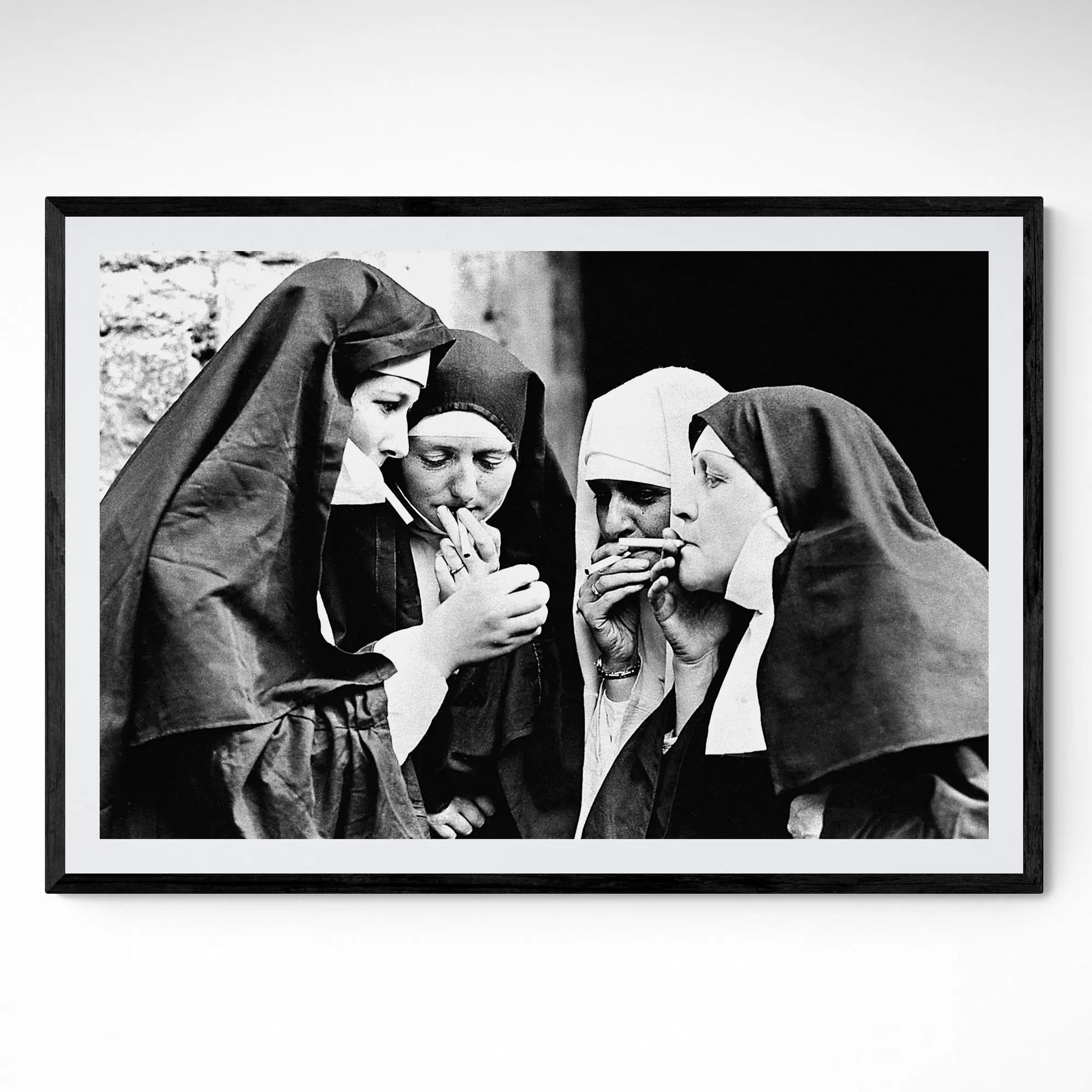 Smoking Nuns 1950