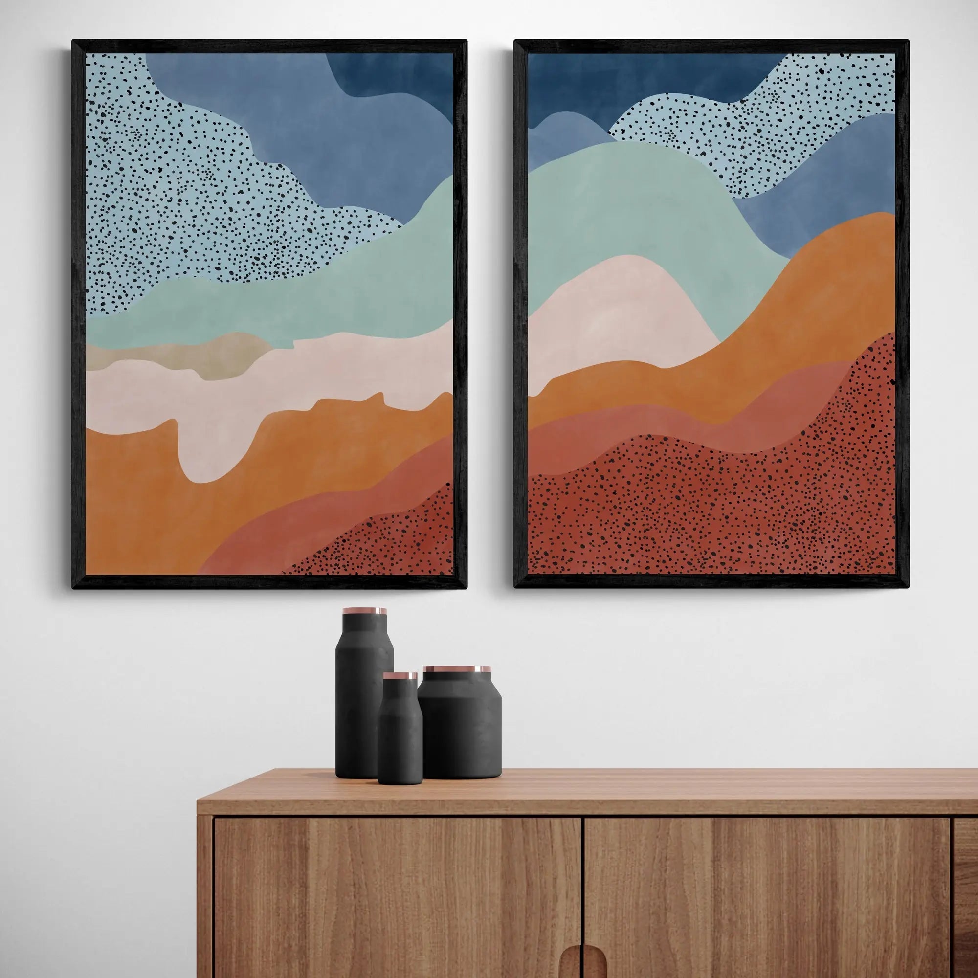 Sunset Mountain Set by Elena Ristova