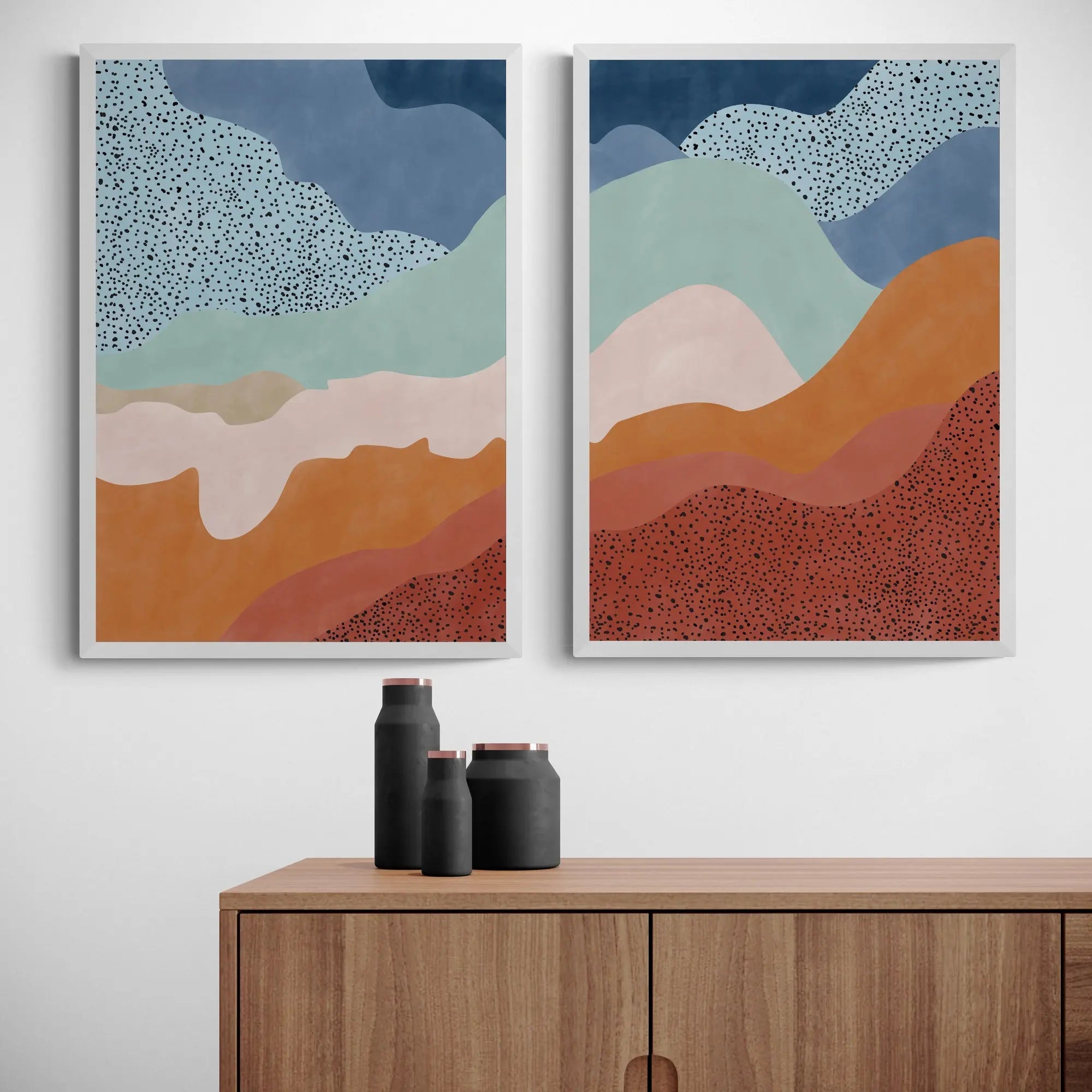 Sunset Mountain Set by Elena Ristova