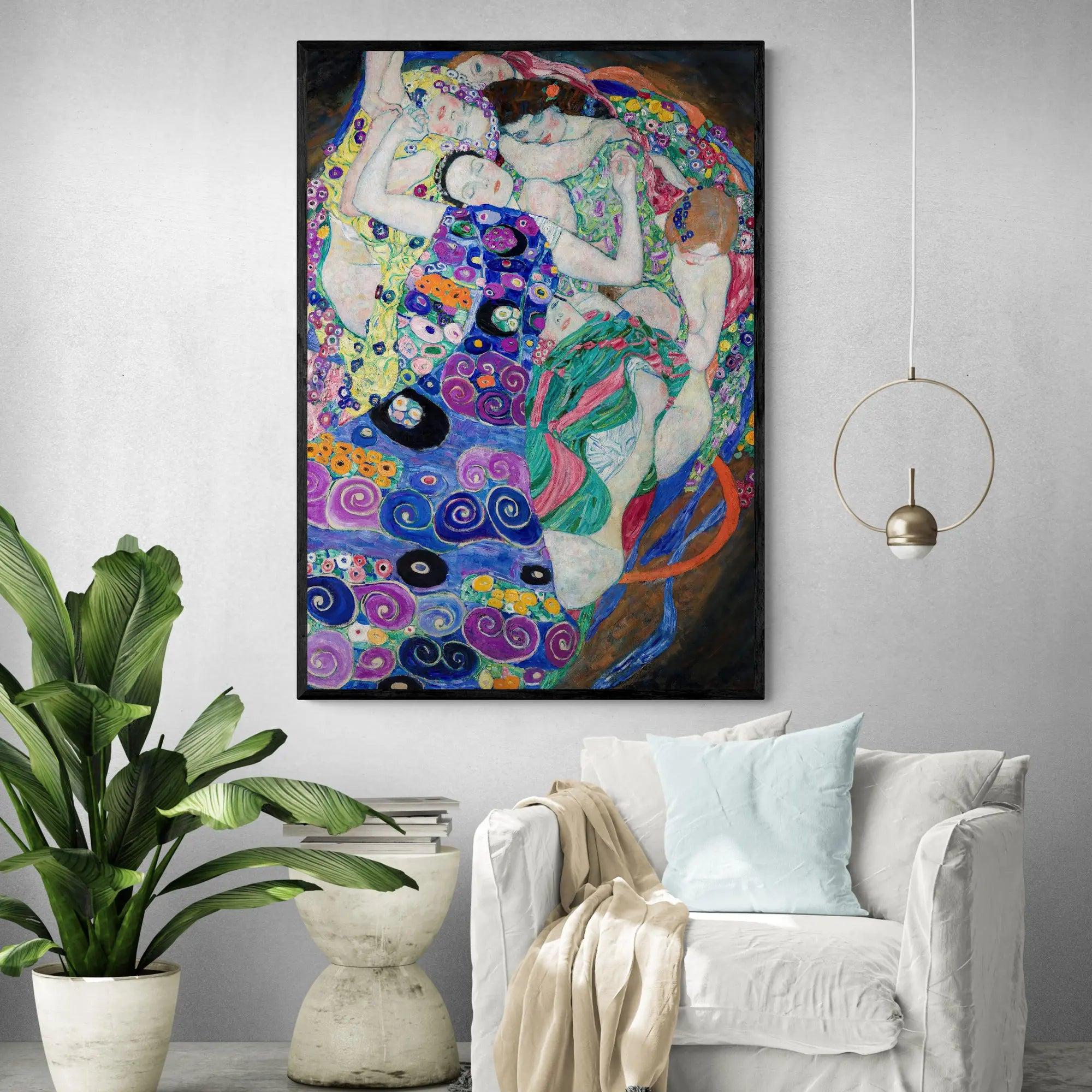 The Maiden 1913 by Gustav Klimt