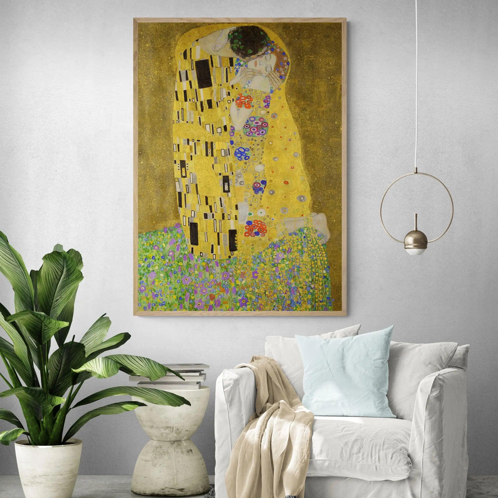 The Kiss 1907-1908 by Gustav Klimt