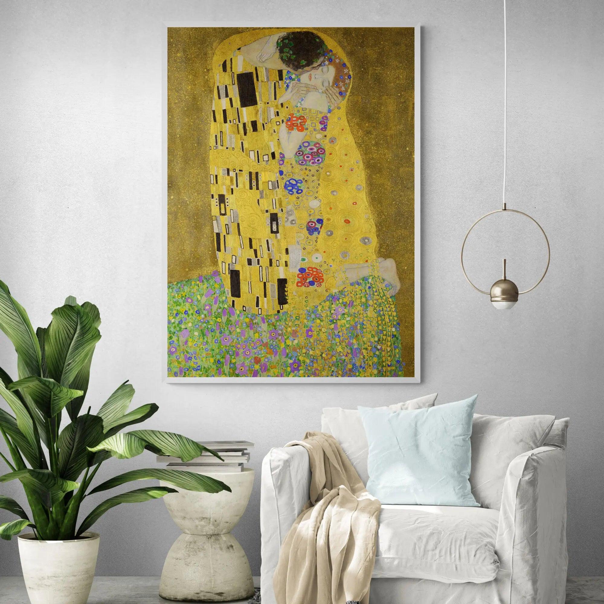 The Kiss 1907-1908 by Gustav Klimt