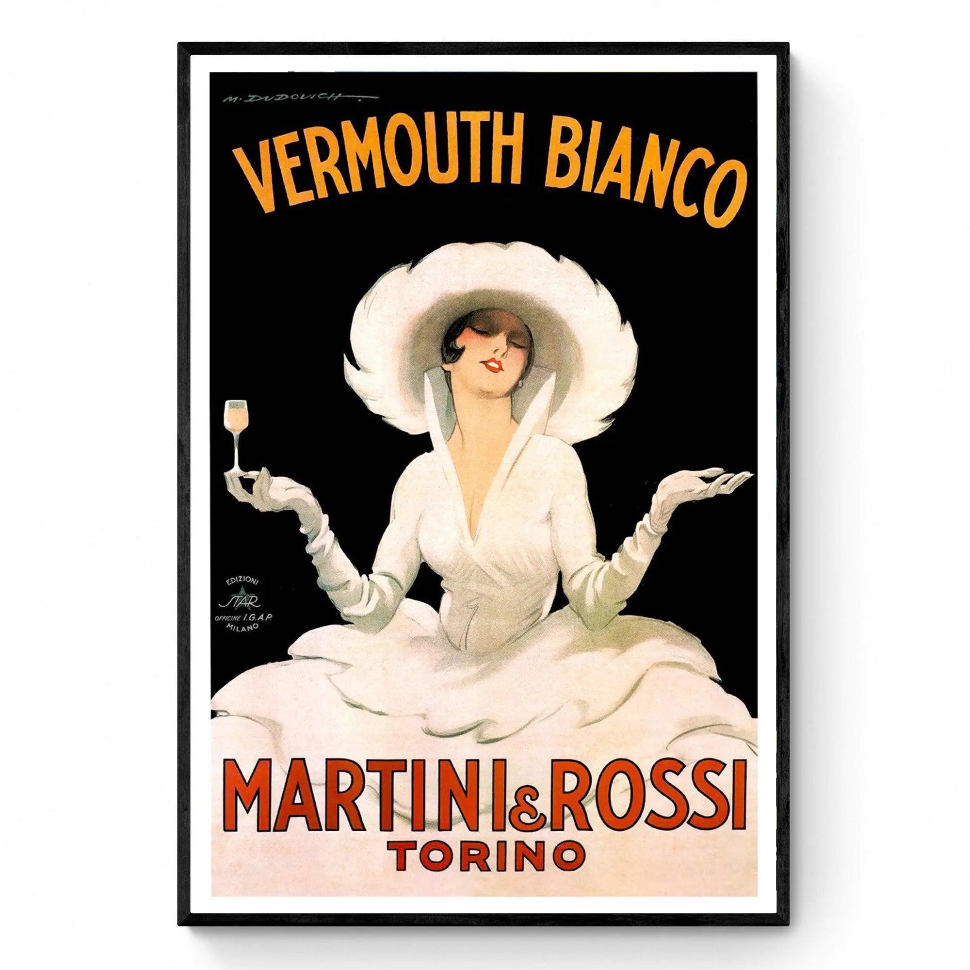 Vermouth Bianco Vintage Print