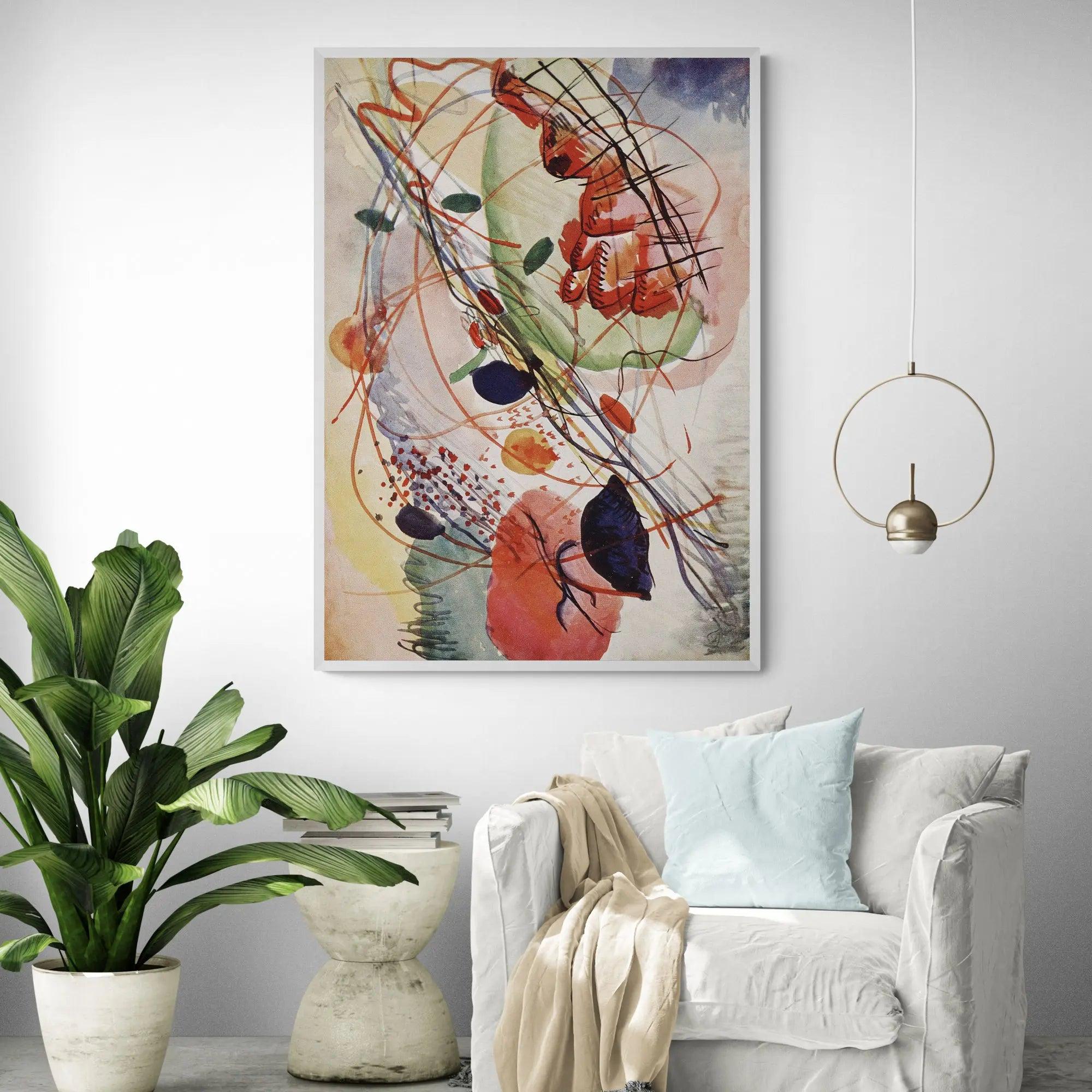 Watercolour Abstract by Wassily Kandinsky