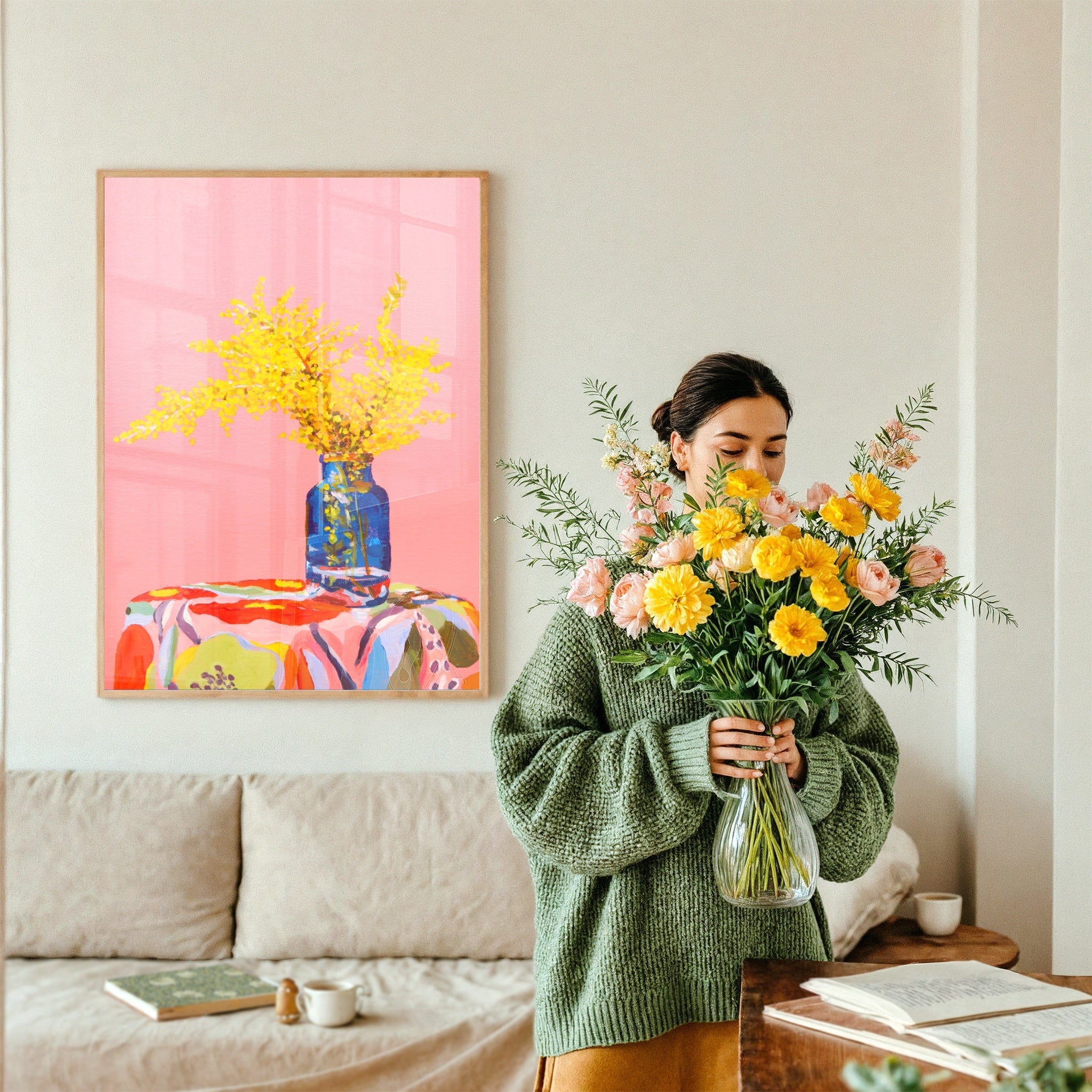 Wattle Still Life by Julia Ockert