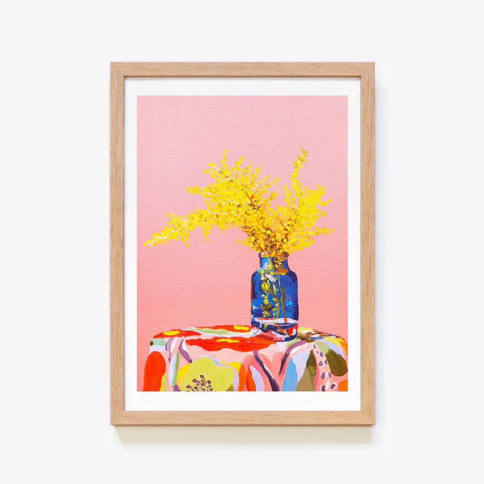 Wattle Still Life by Julia Ockert